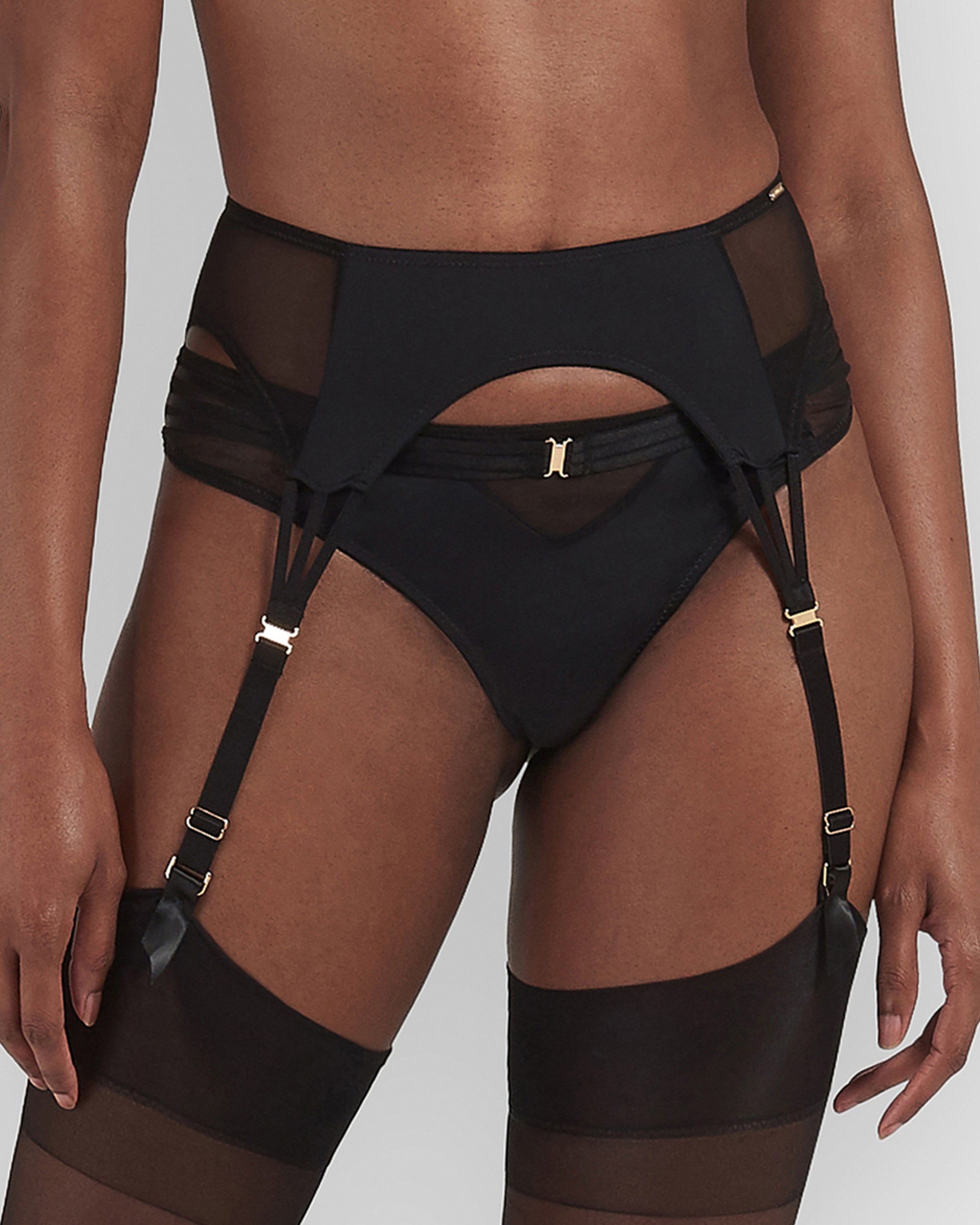 Porte-jarretelles Laura Noir