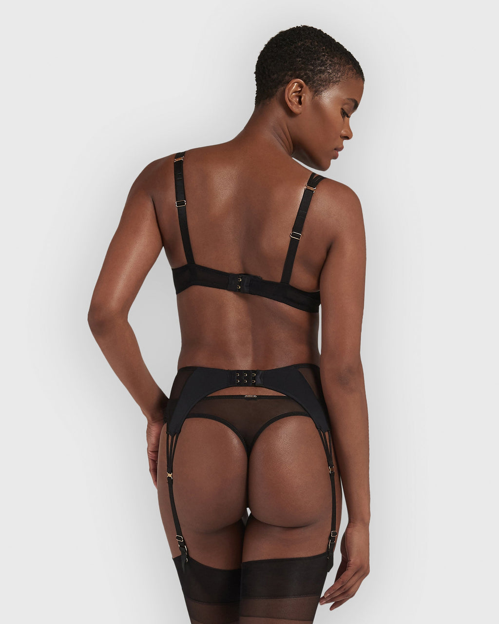 Porte-jarretelles Laura Noir
