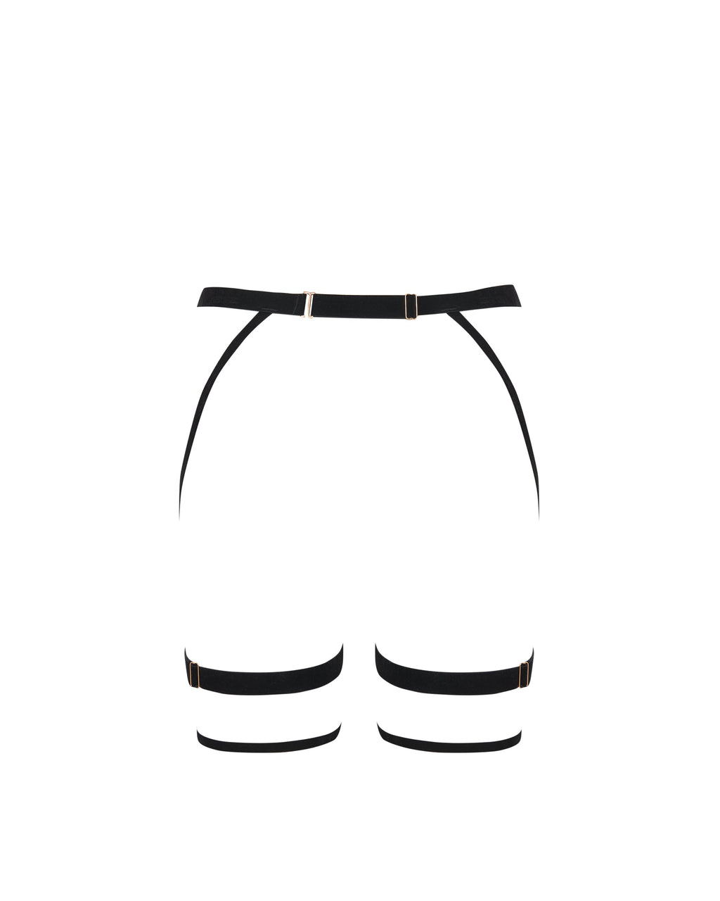 Harnais de Cuisse Simone Noir/Doré