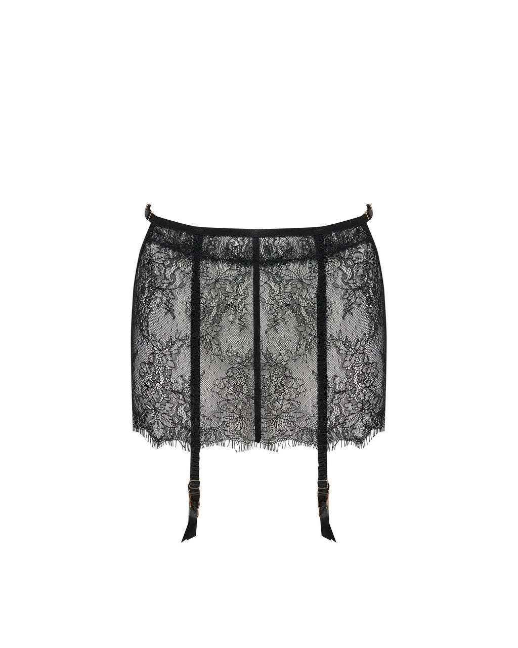 Porte-Jarretelles Jupe Camelia Noir