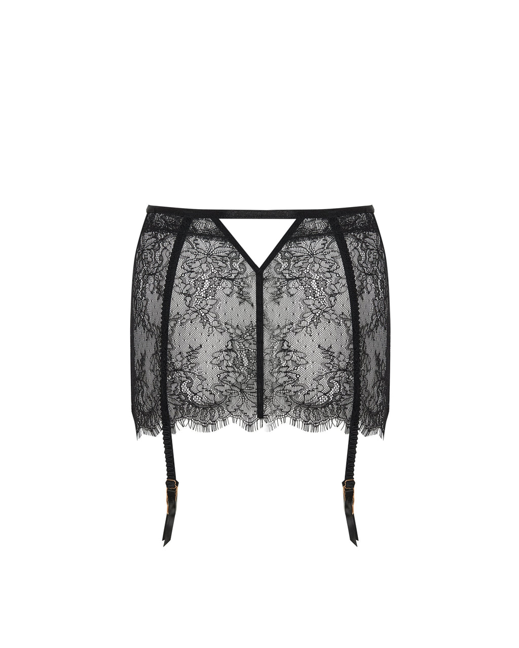 Porte-Jarretelles Jupe Camelia Noir