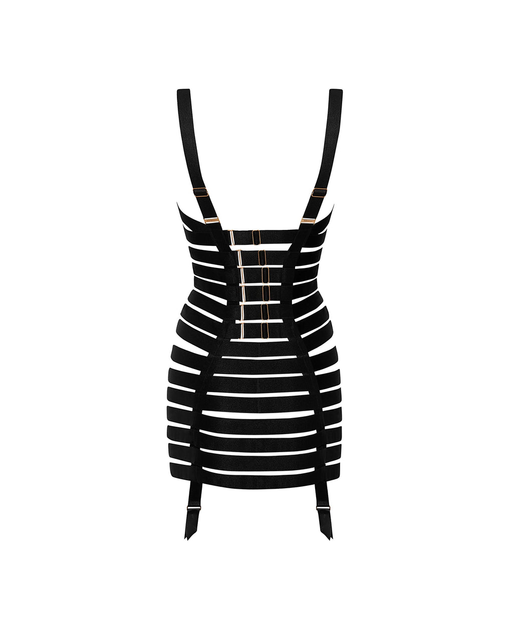 Guêpière Trinity Longue À Armature Noire