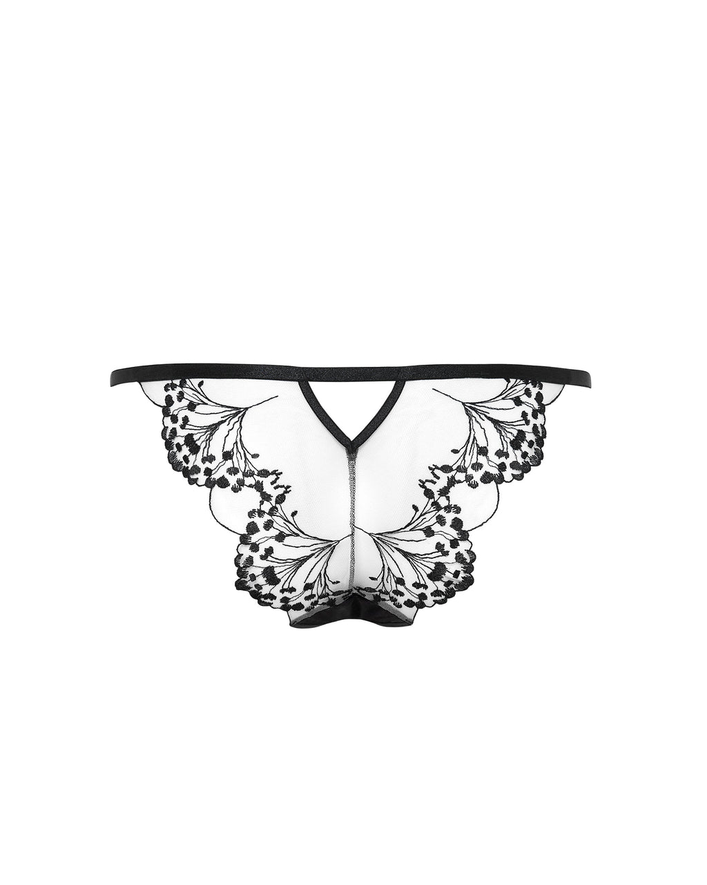 Culotte Marisa Noir/Transparent