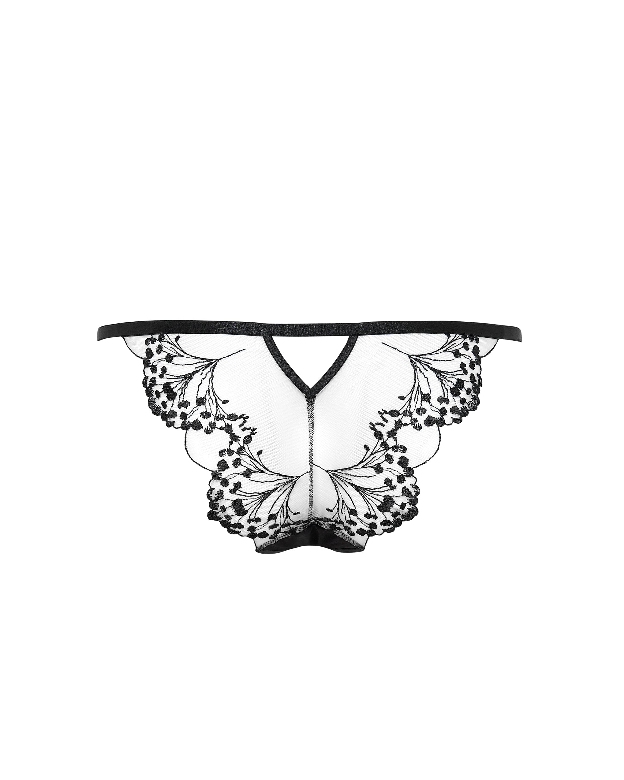 Culotte Marisa Noir/Transparent