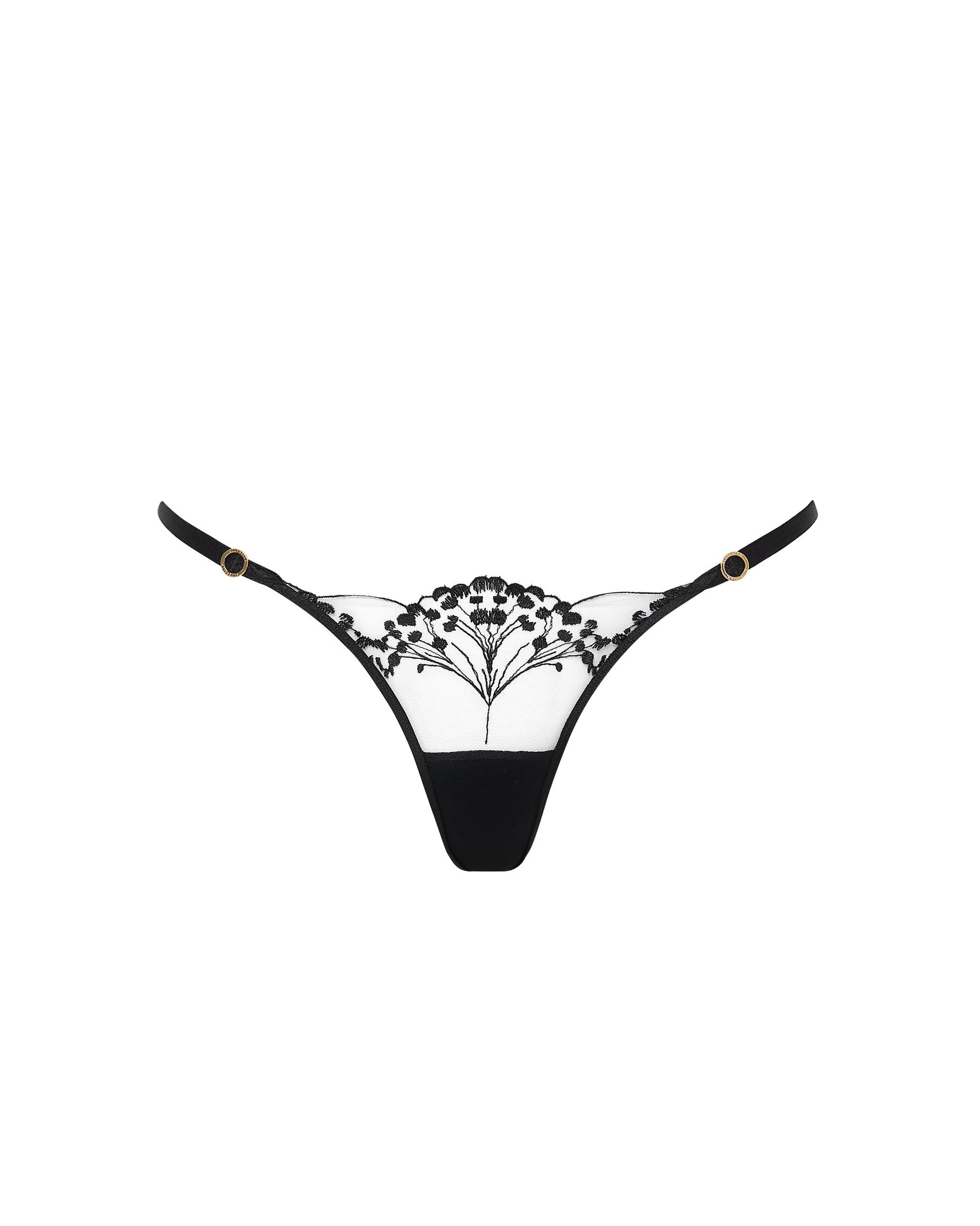 String Marisa Noir/Transparent