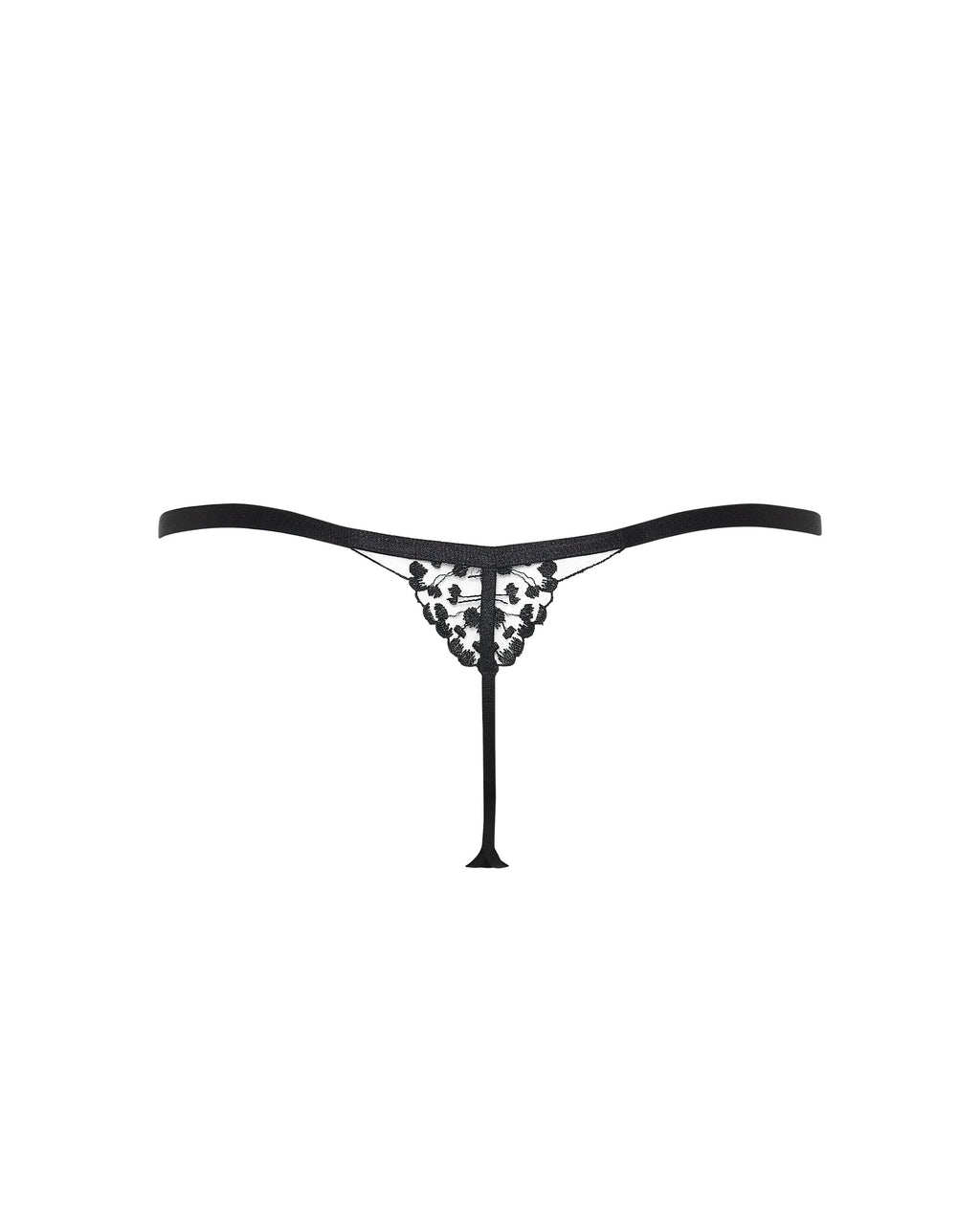 String Marisa Noir/Transparent