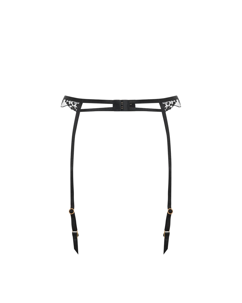 Porte-jarretelles Marisa Noir/Transparent