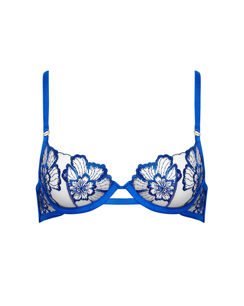 Soutien-gorge avec armatures Catalina Bleu Égyptien/Transparent