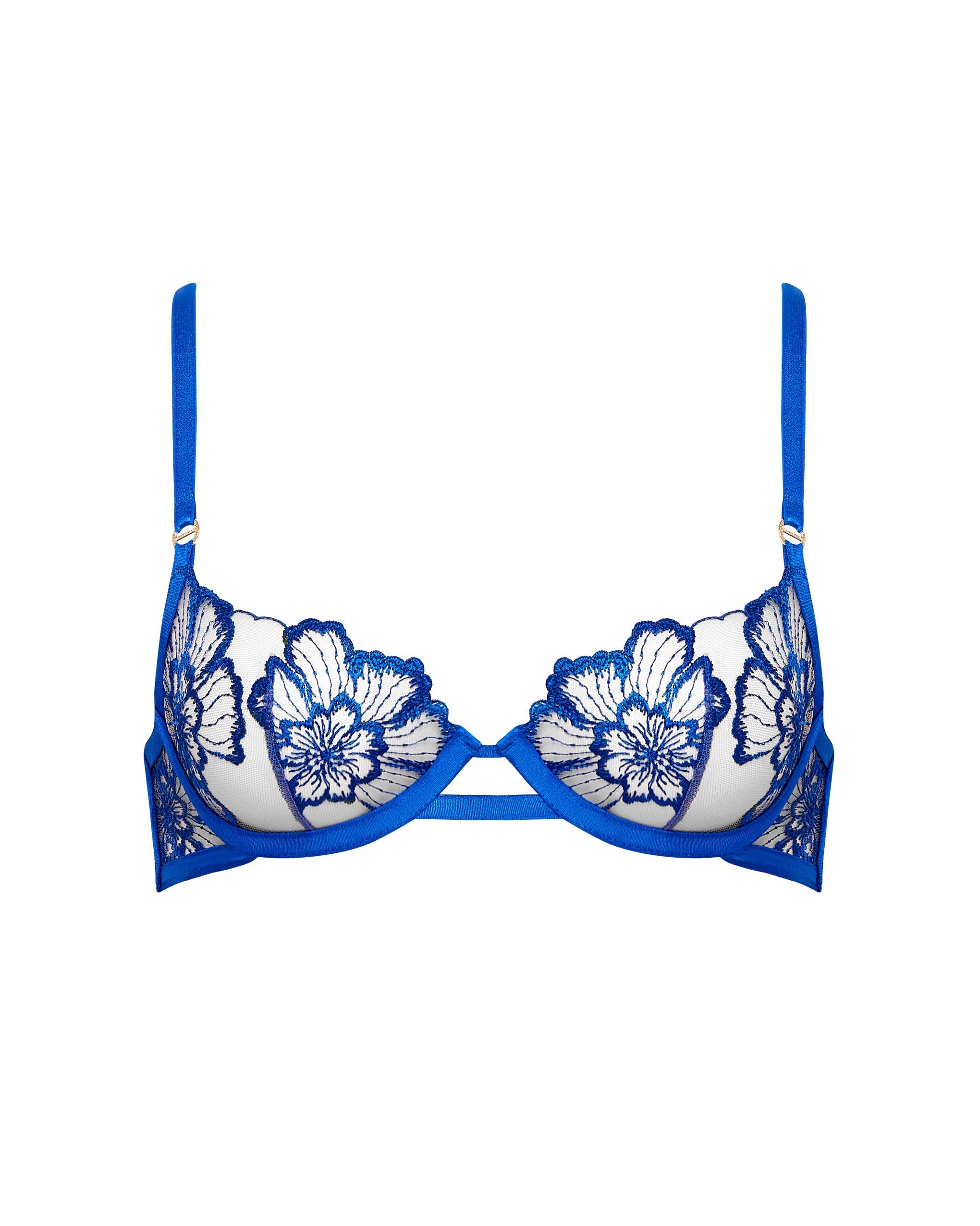 Soutien-gorge avec armatures Catalina Bleu Égyptien/Transparent