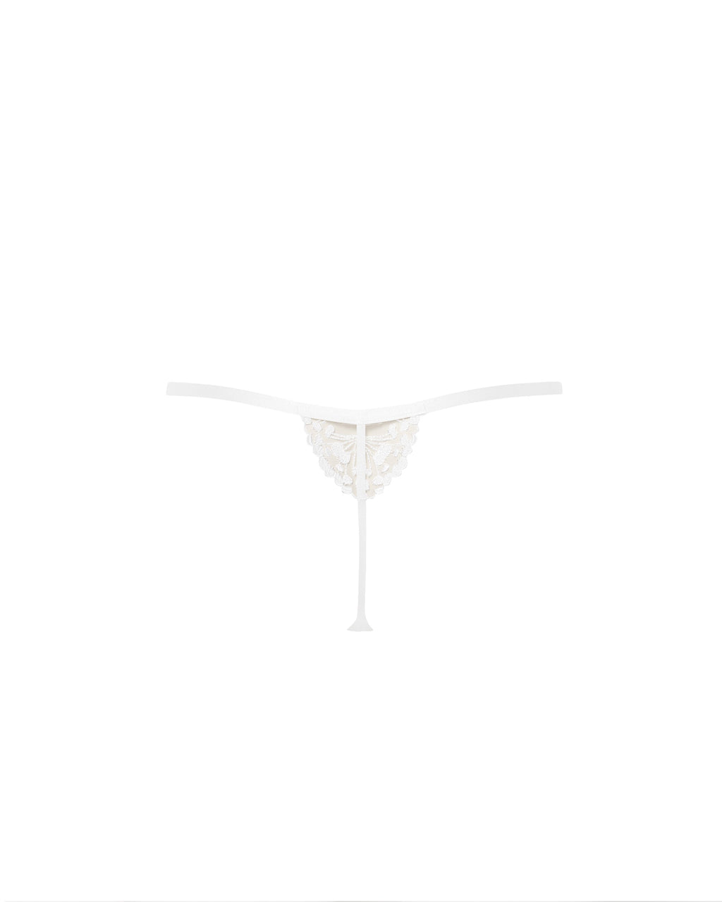 Marisa String Blanc/ Transparent