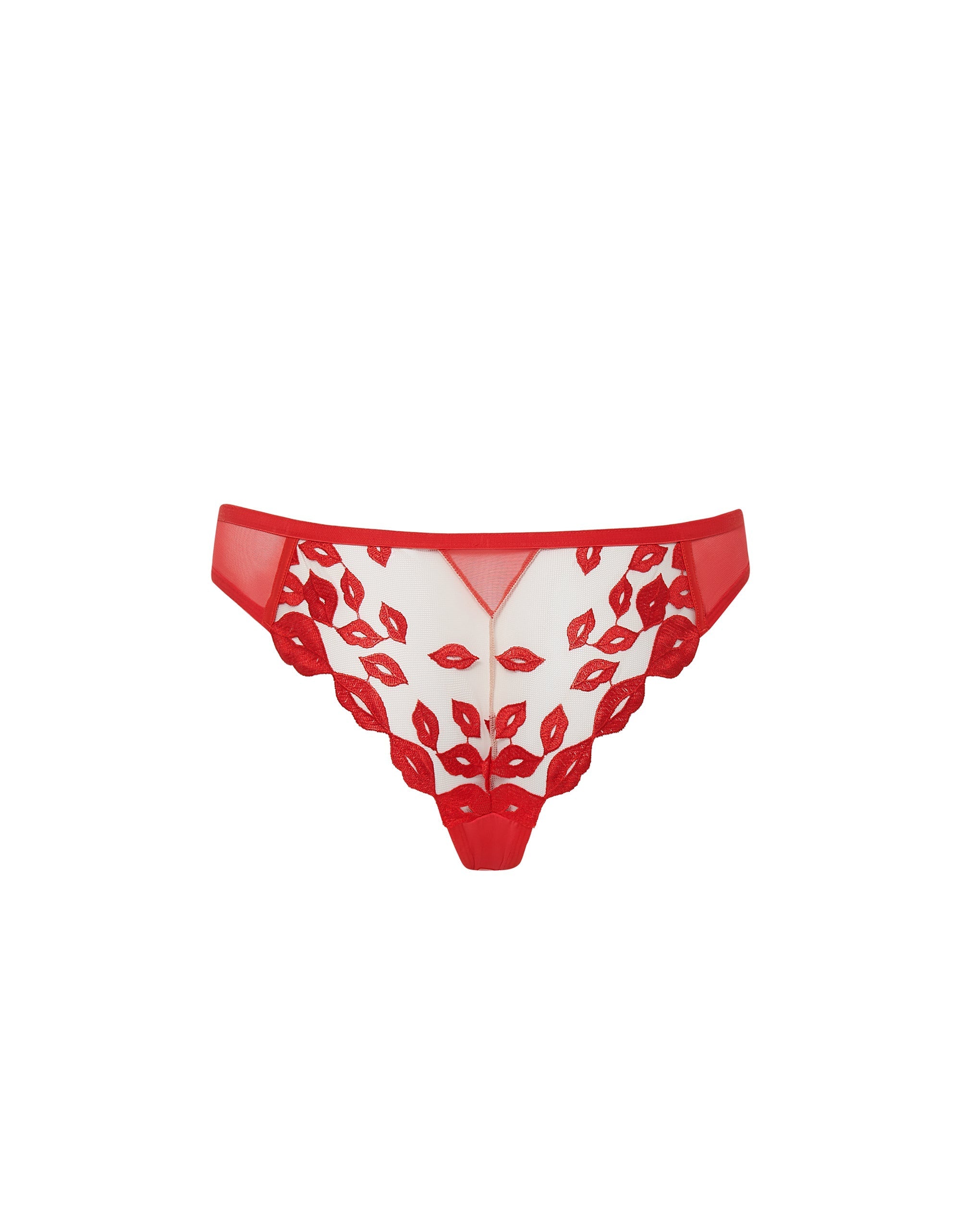 Culotte Marian Rouge/Transparent