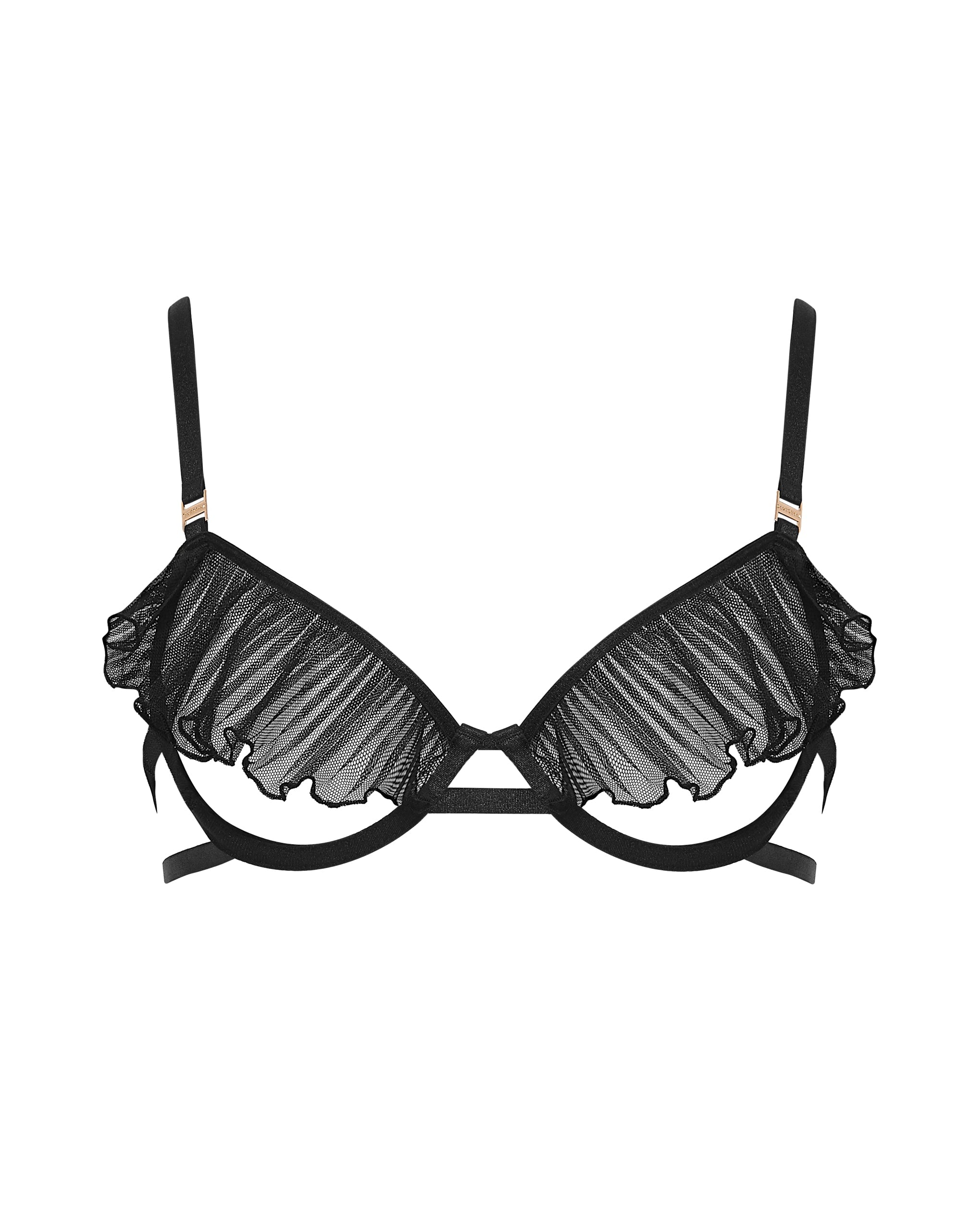 Soutien-Gorge Semi Ouvert à Armatures Matisse Noir
