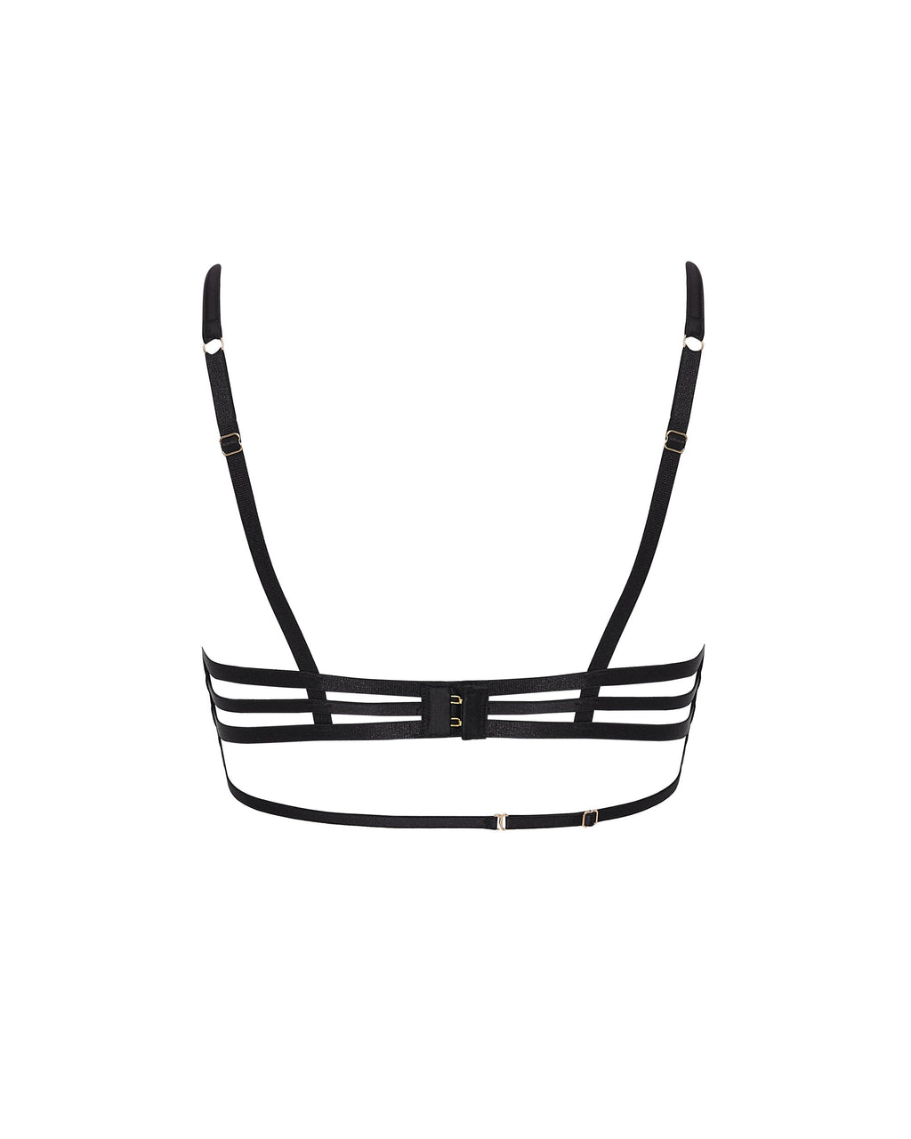 Shirin Soutien-gorge à armatures semi-ouvert Noir