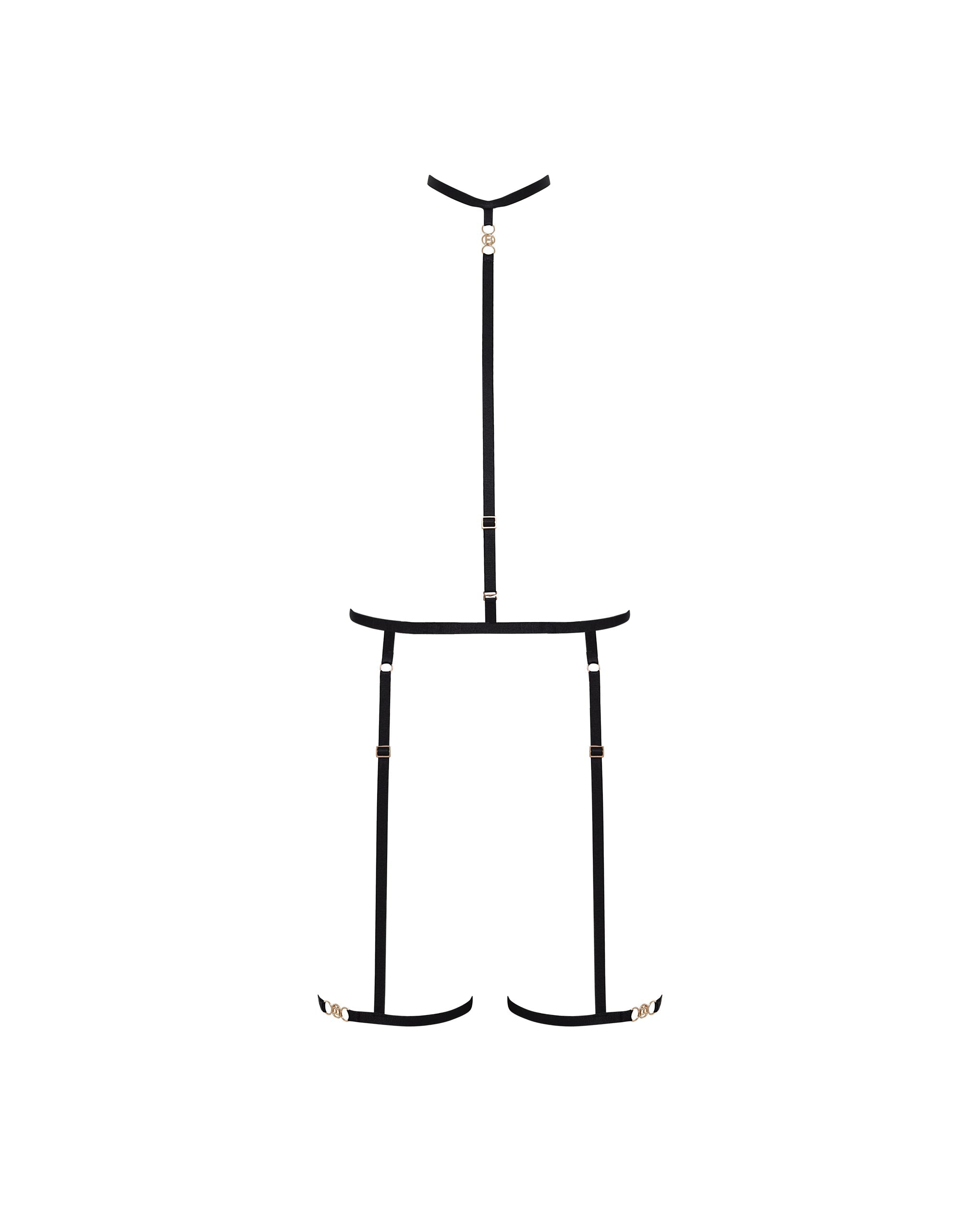 Porte-jarretelles Harnais Shirin Noir