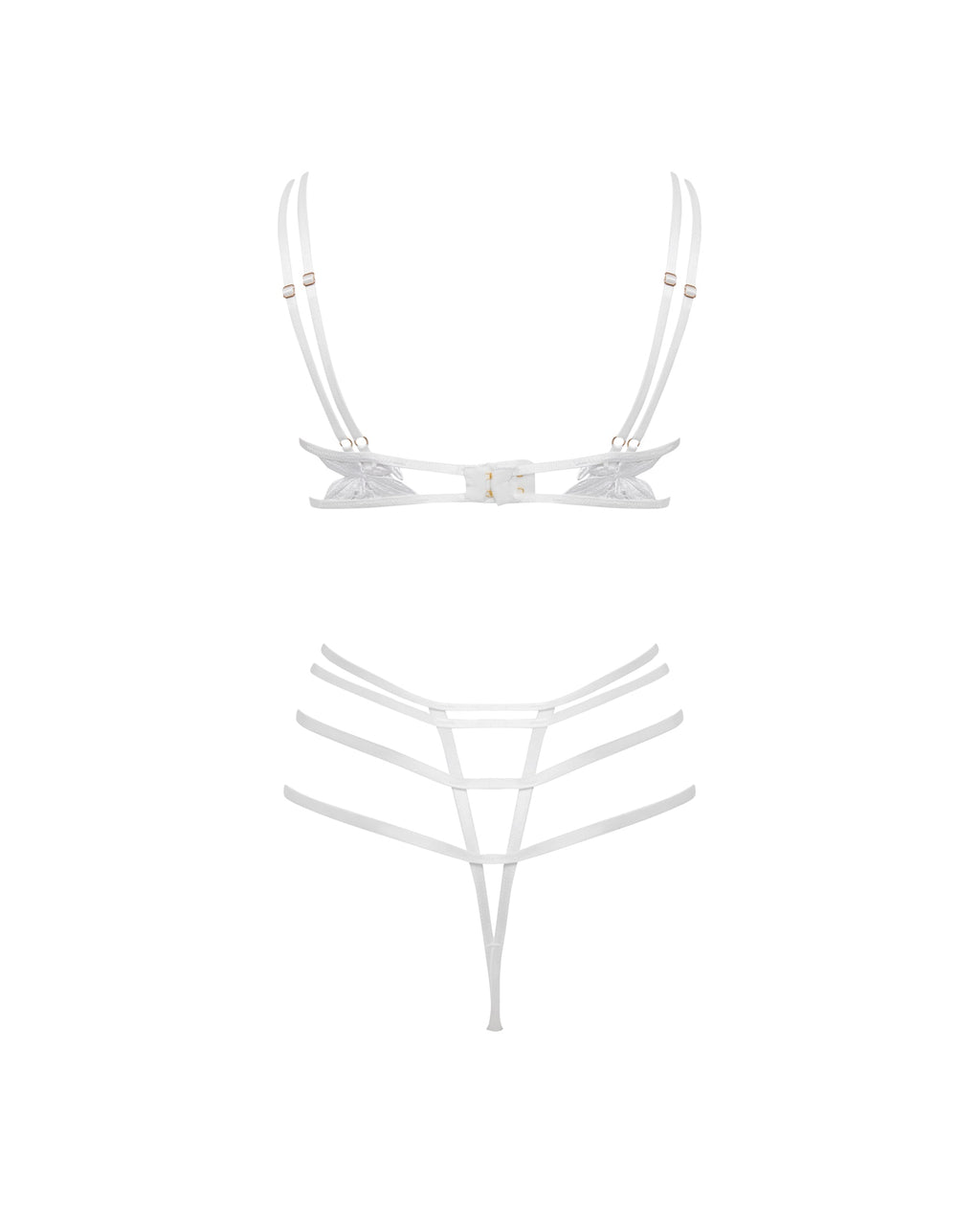 Body avec Armatures Ophelia Blanc