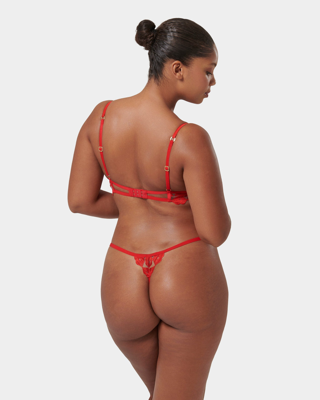 String Marian Rouge/Transparent