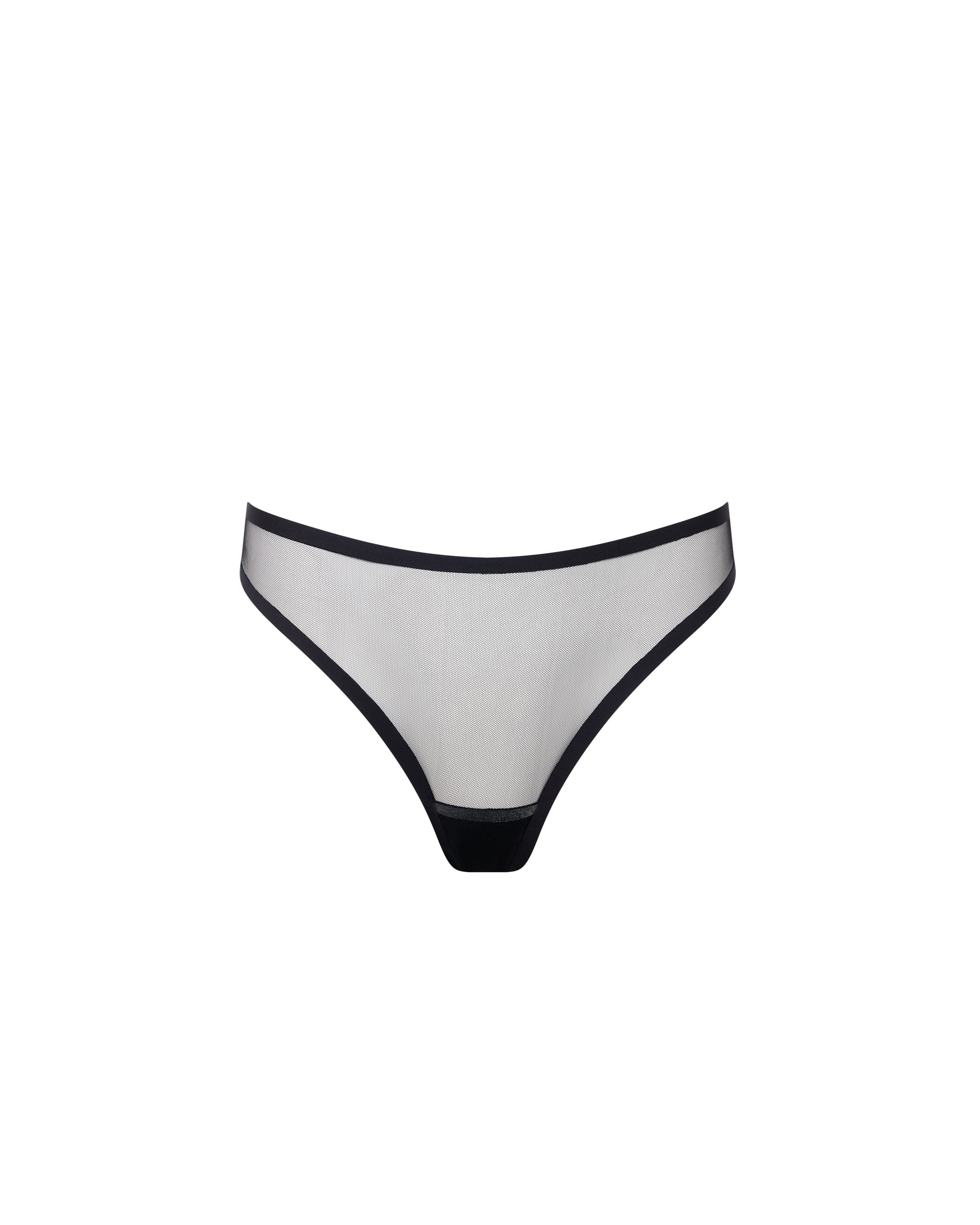 String Taille Haute Naomi Noir