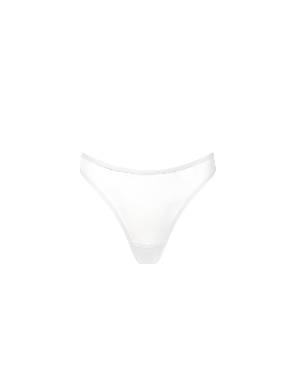 String taille haute Naomi Blanc