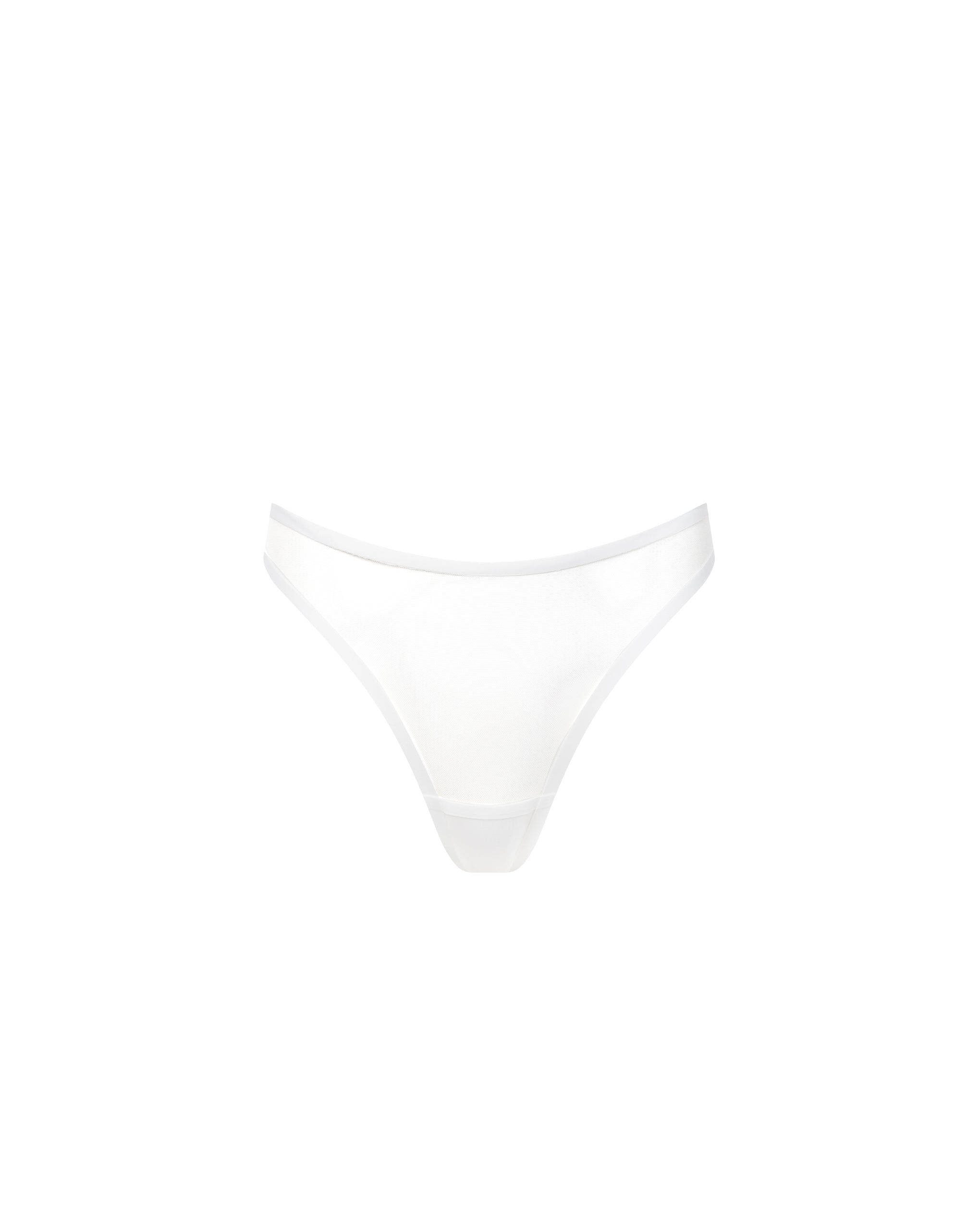 String taille haute Naomi Blanc