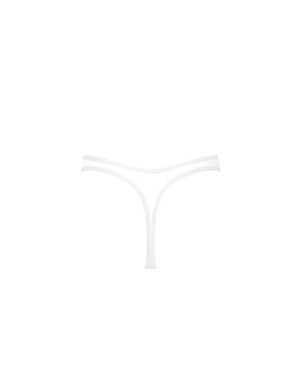 String taille haute Naomi Blanc