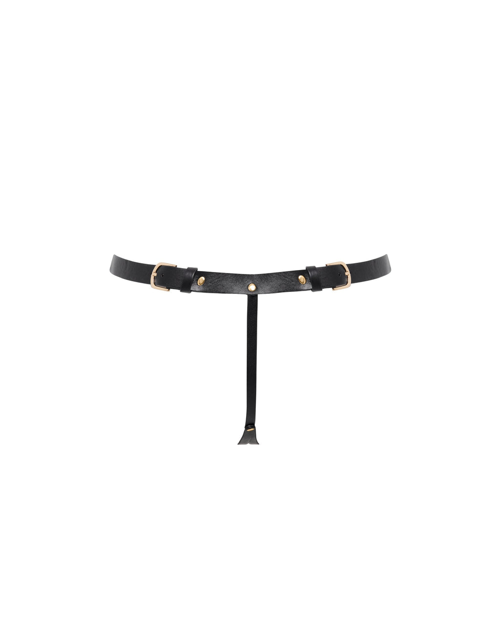 String Ouvert Lotus Noir
