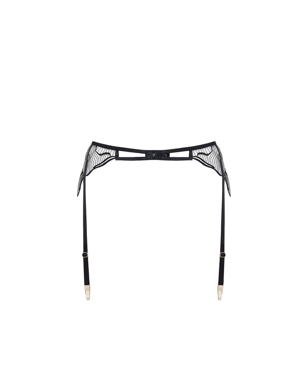 Porte-jarretelles Marabel Noir/Transparent