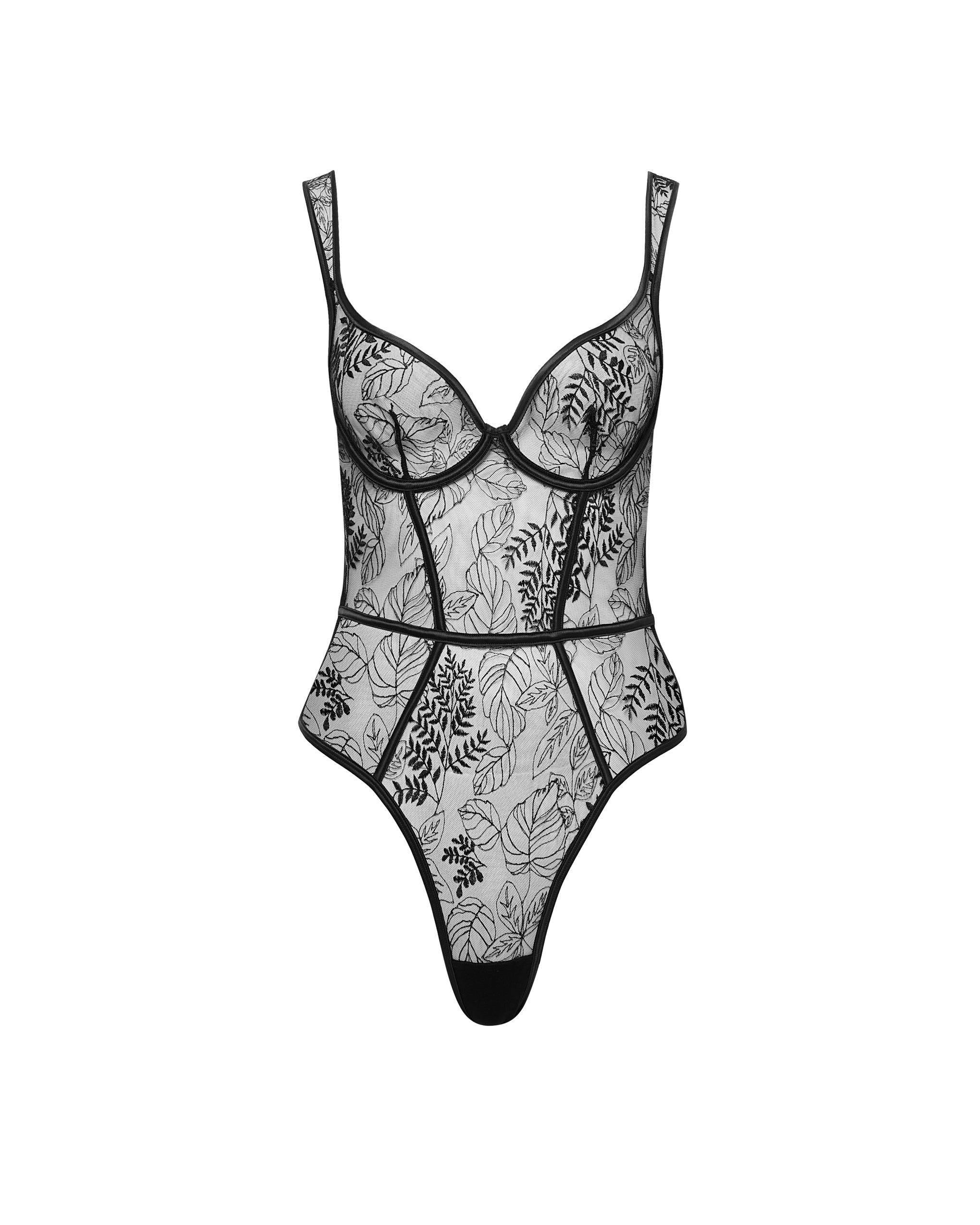 Body avec armatures Seraphim Noir