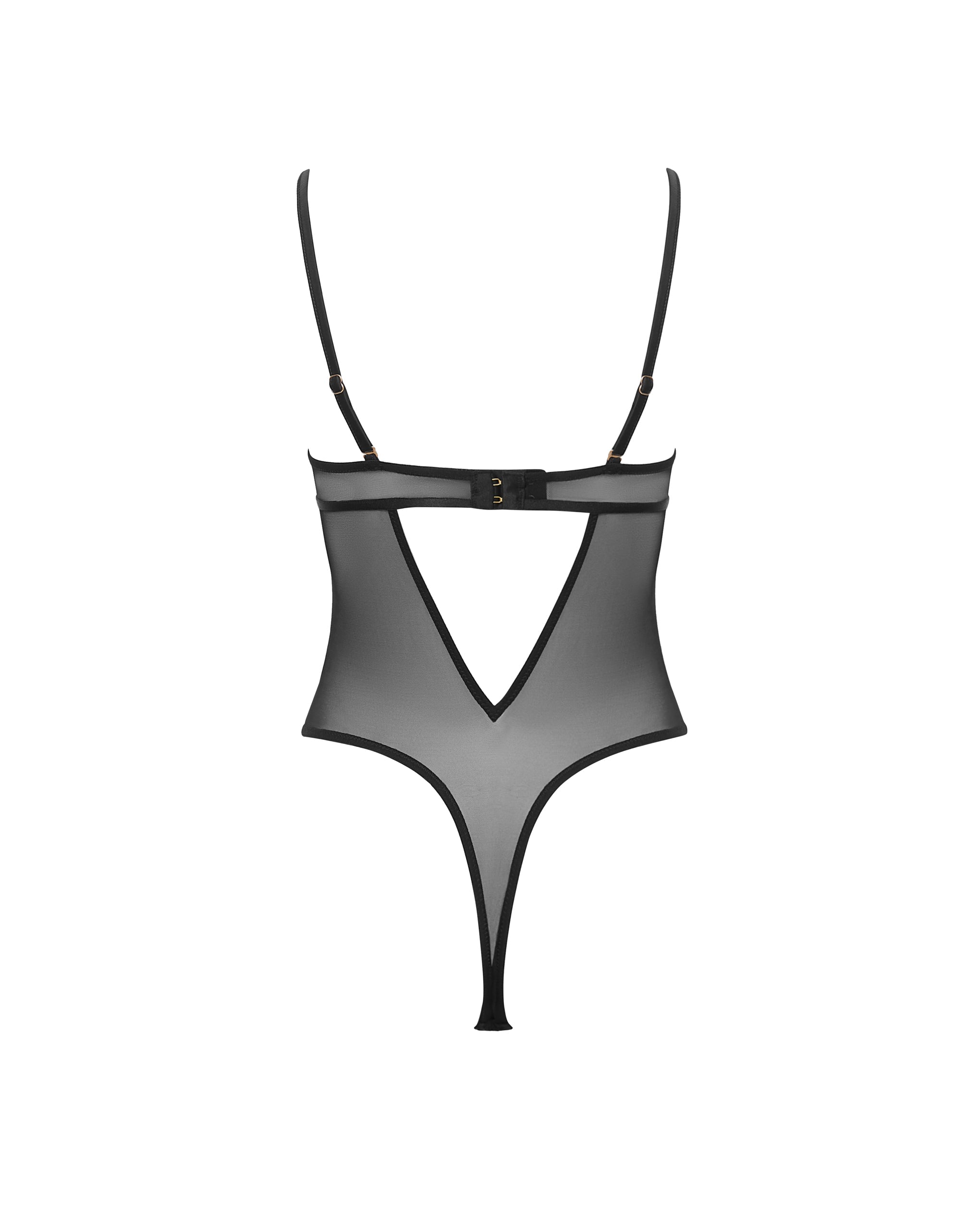 Body Madeline avec armatures Noir