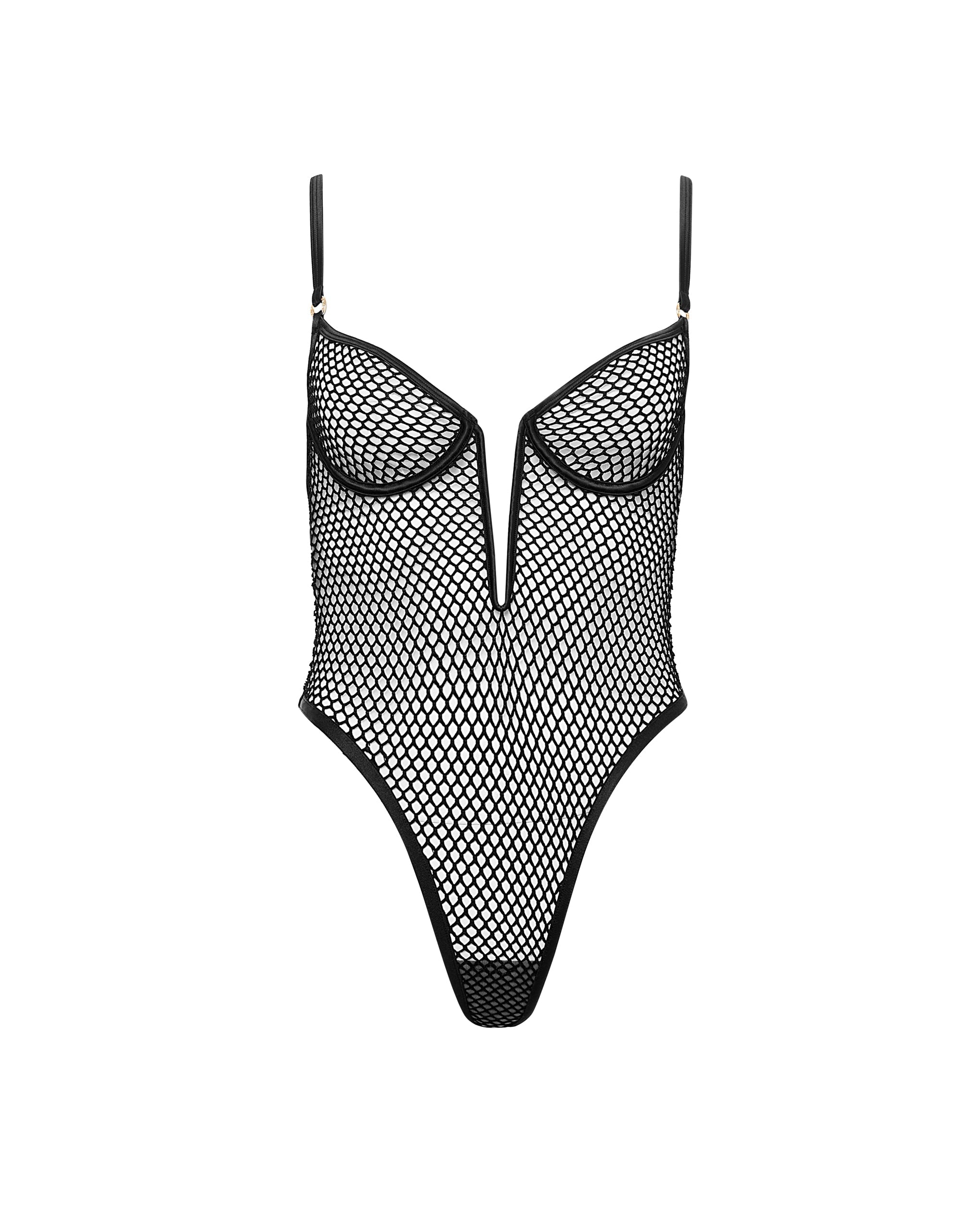 Body Mina avec armatures Noir