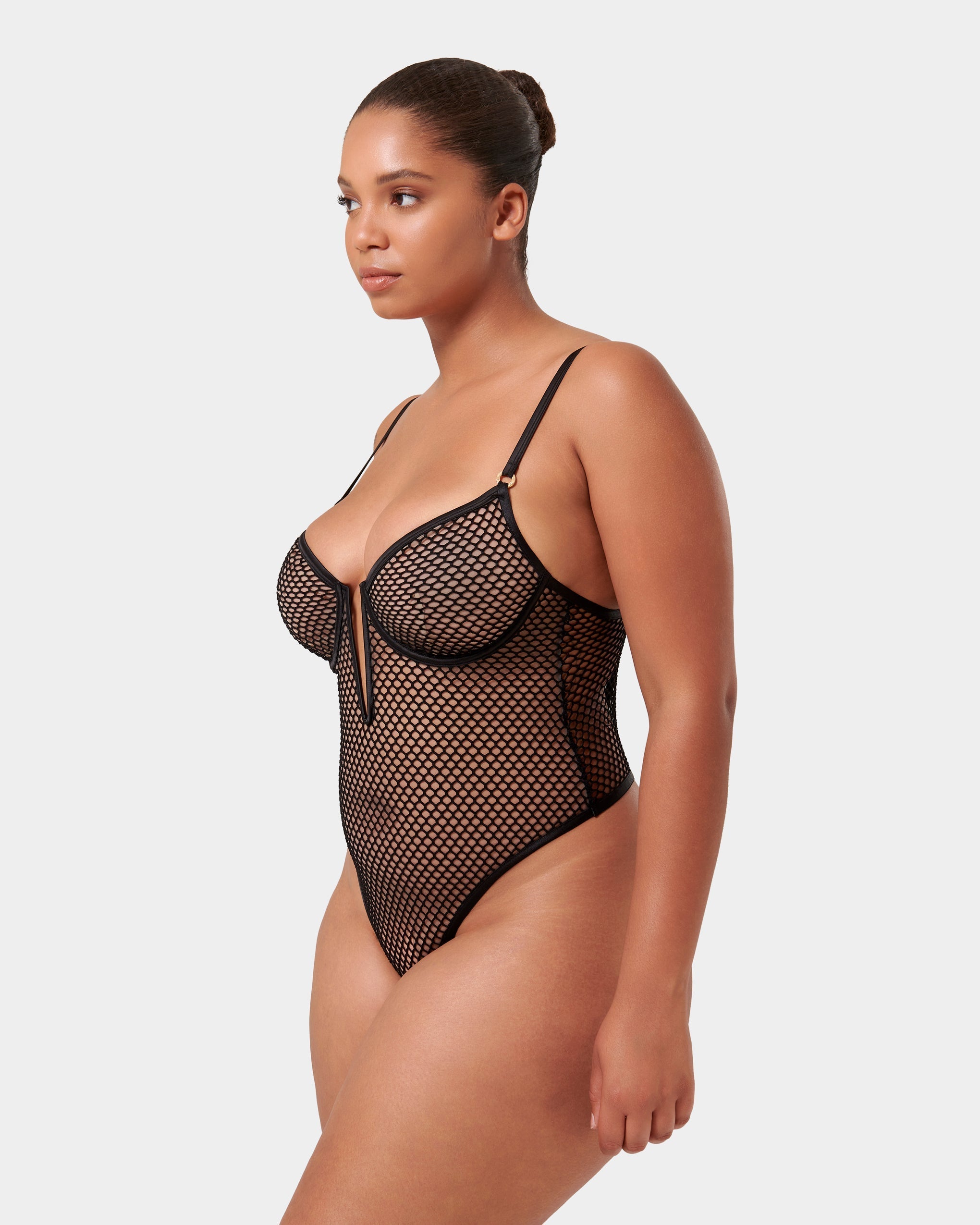 Body Mina avec armatures Noir