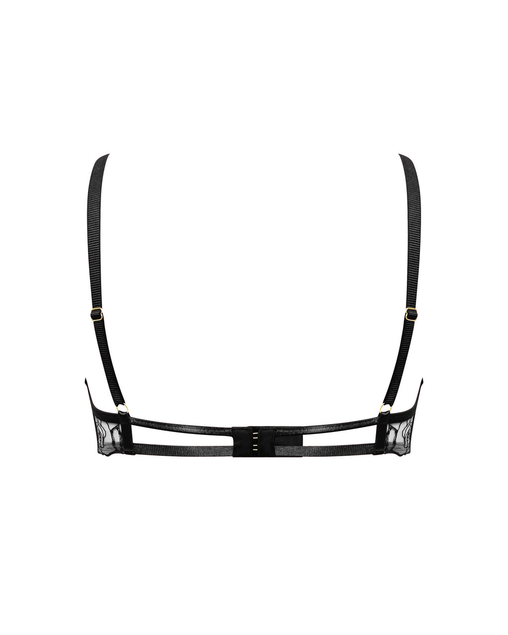 Soutien-gorge avec armatures Rosalie Noir/Transparent