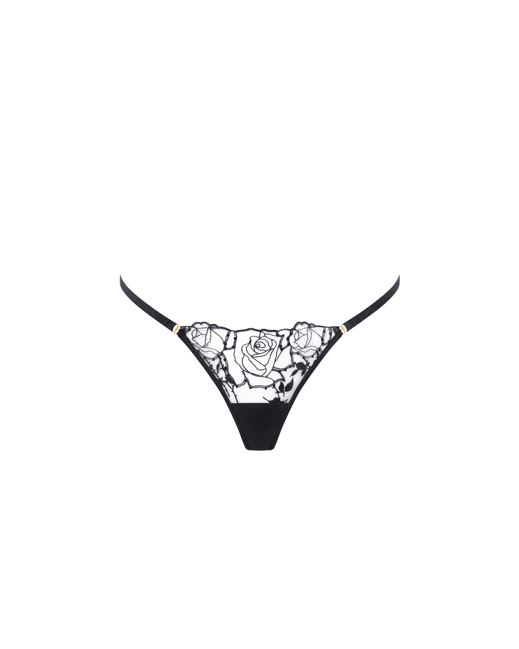 String Rosalie Noir/Transparent