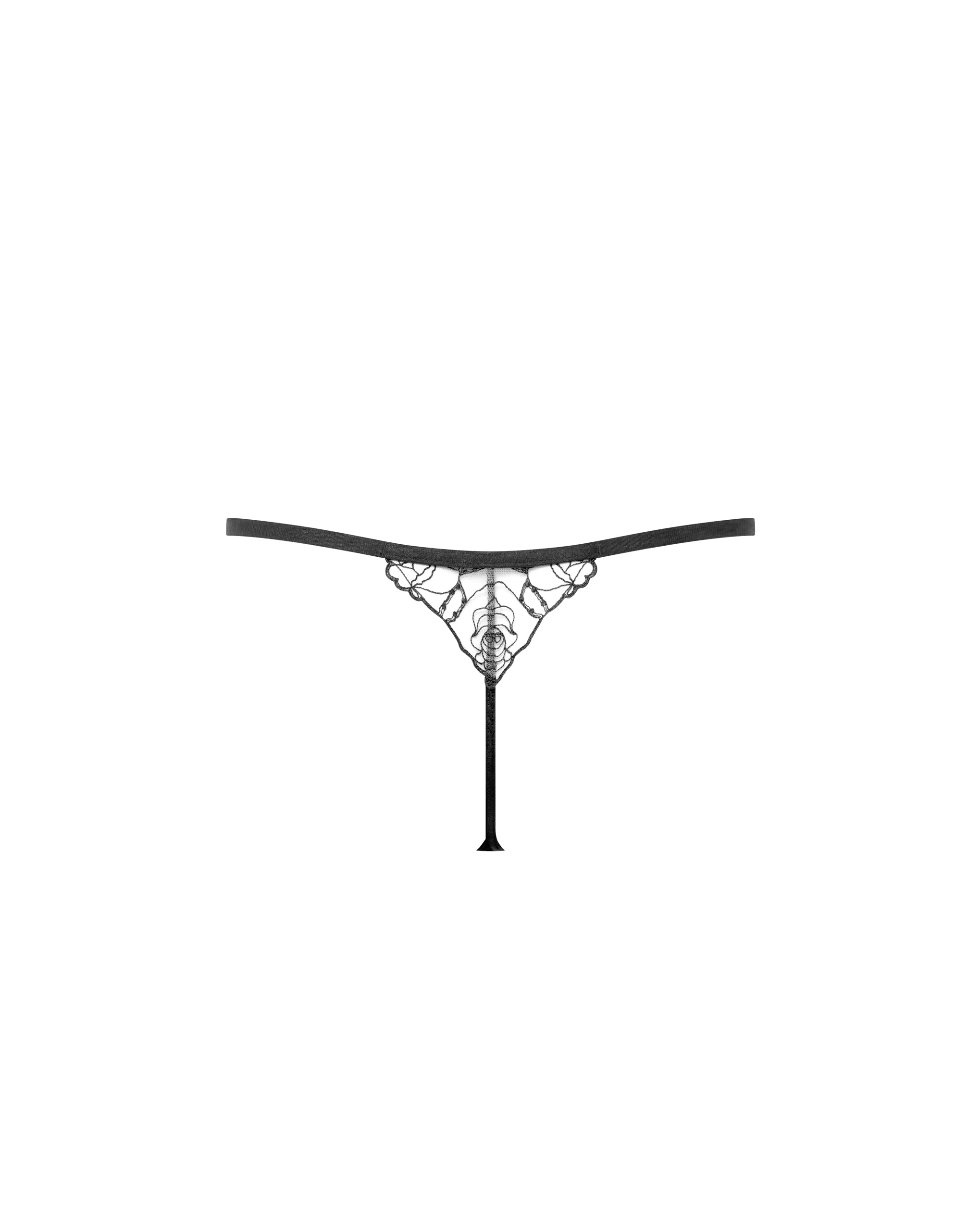 String Rosalie Noir/Transparent