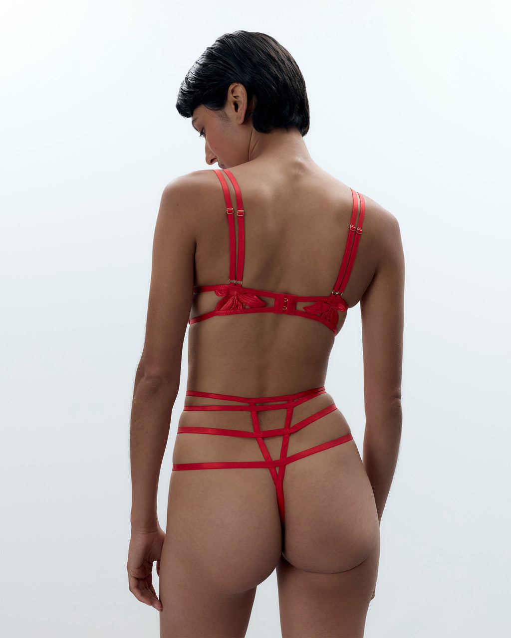 Body avec armatures Ophelia Rouge