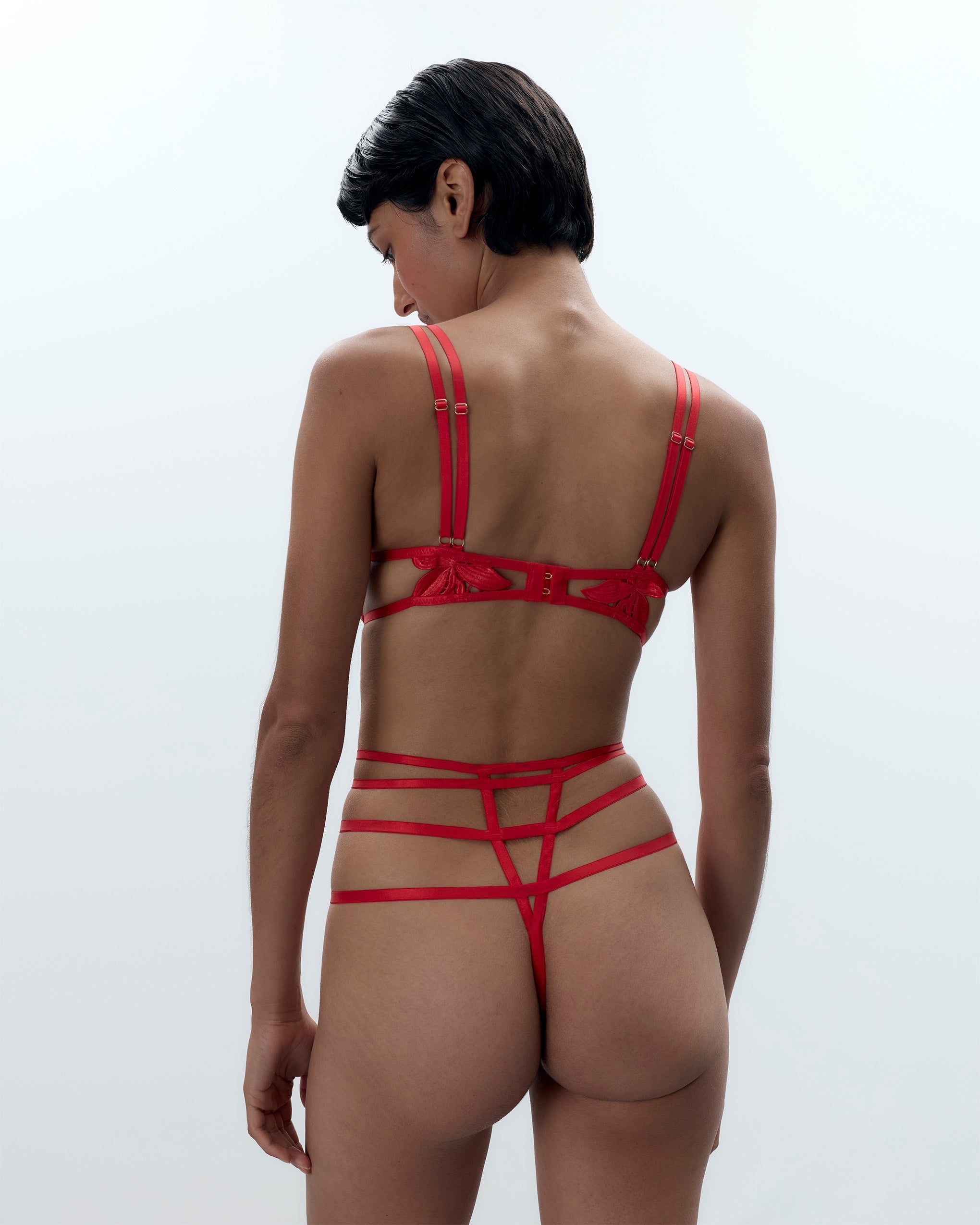 Body avec armatures Ophelia Rouge