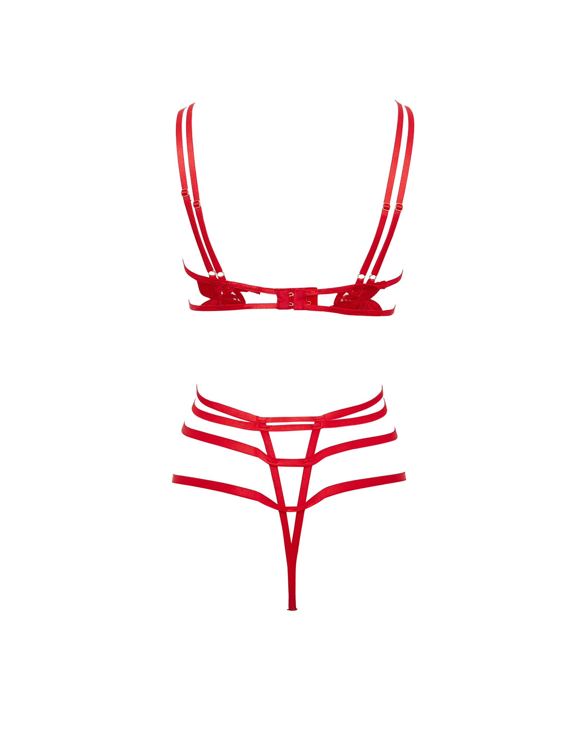 Body avec armatures Ophelia Rouge