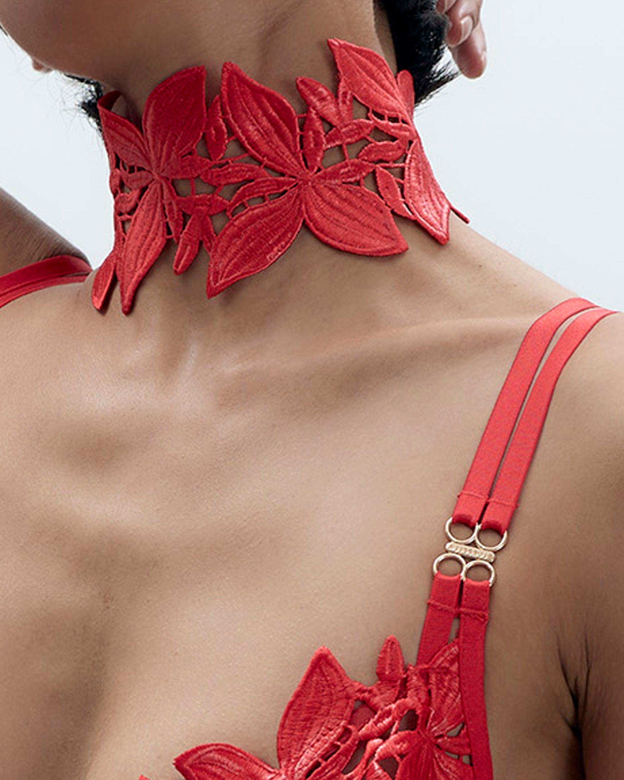 Tour De Cou Ophelia Rouge
