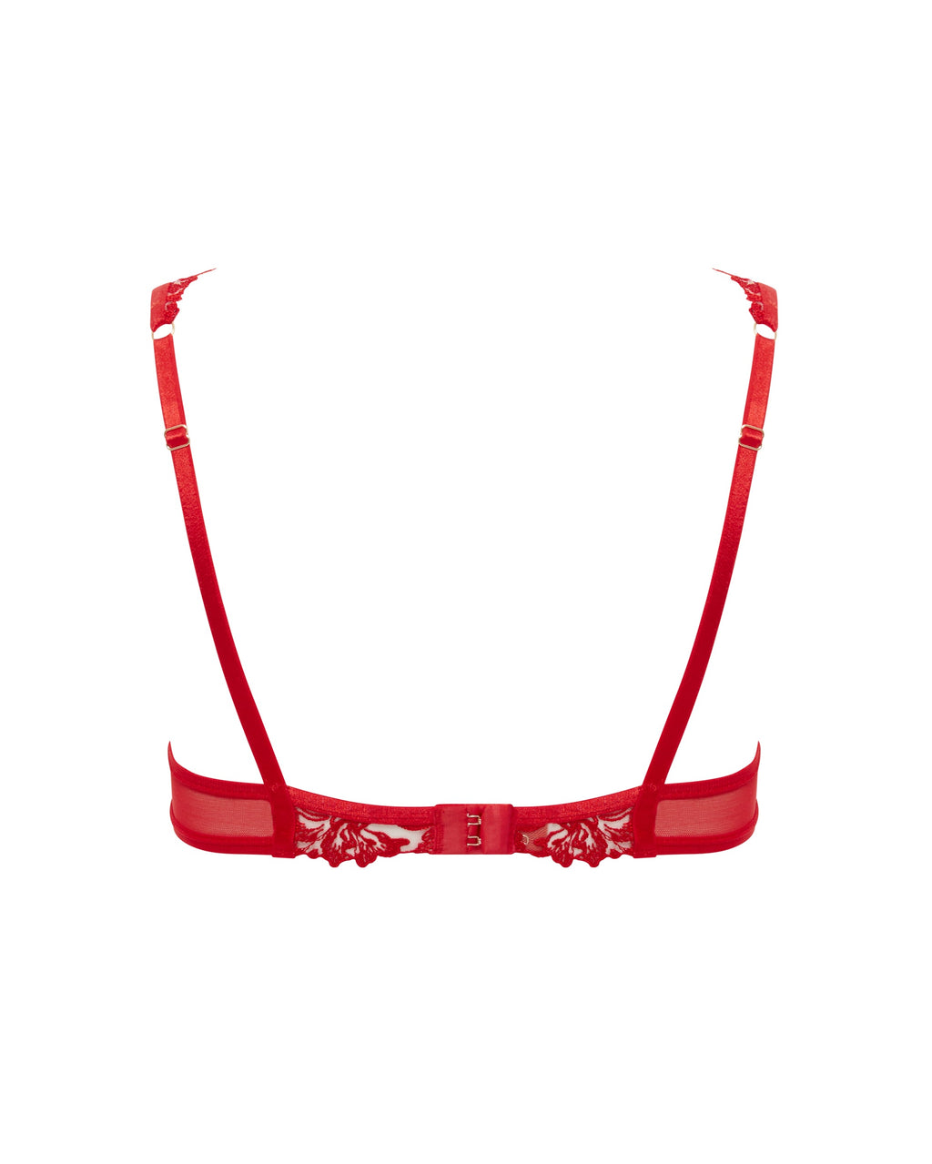 Soutien-gorge avec armatures Samara Rouge/Transparent