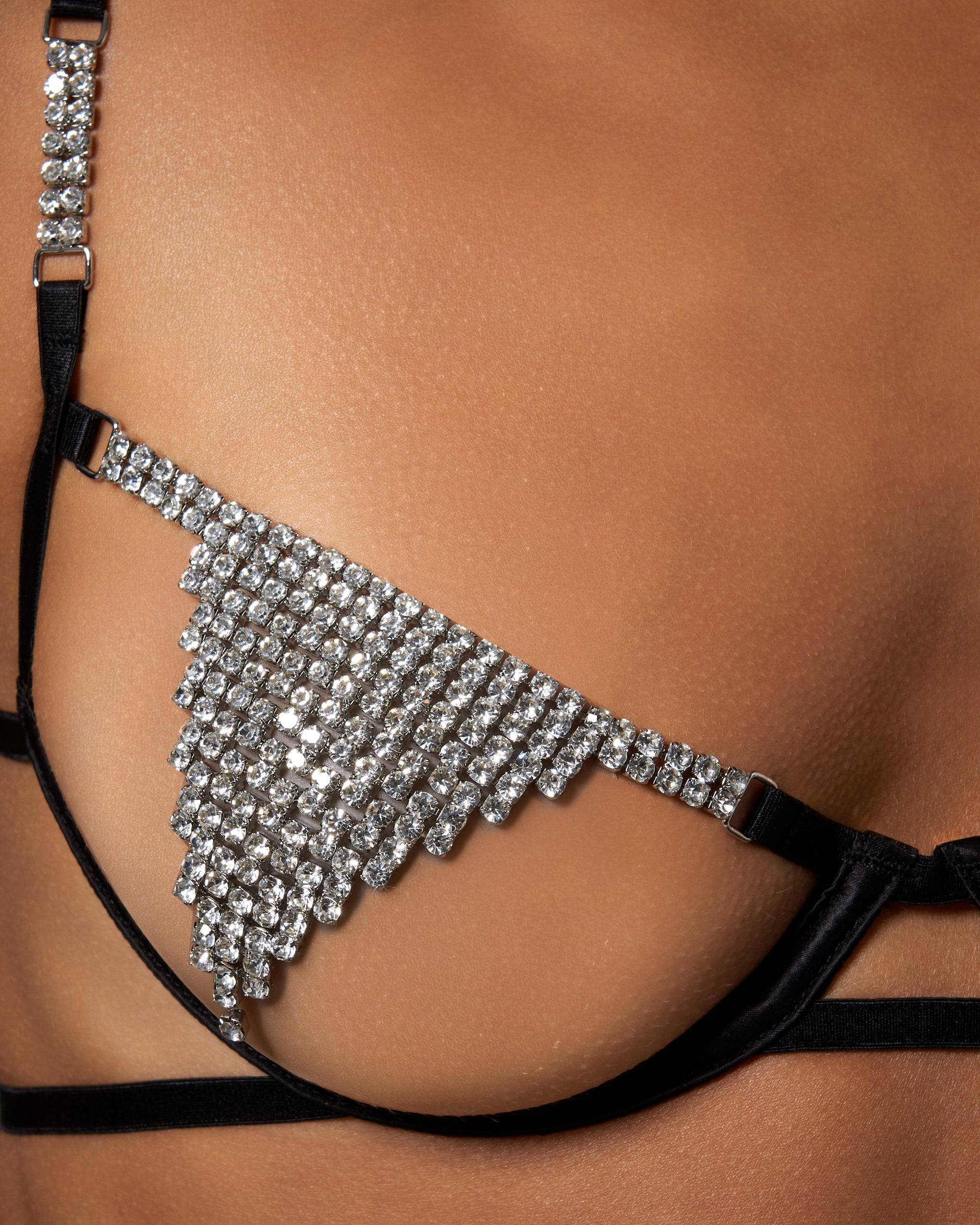 Soutien-gorge avec armatures Susu Noir/Argent