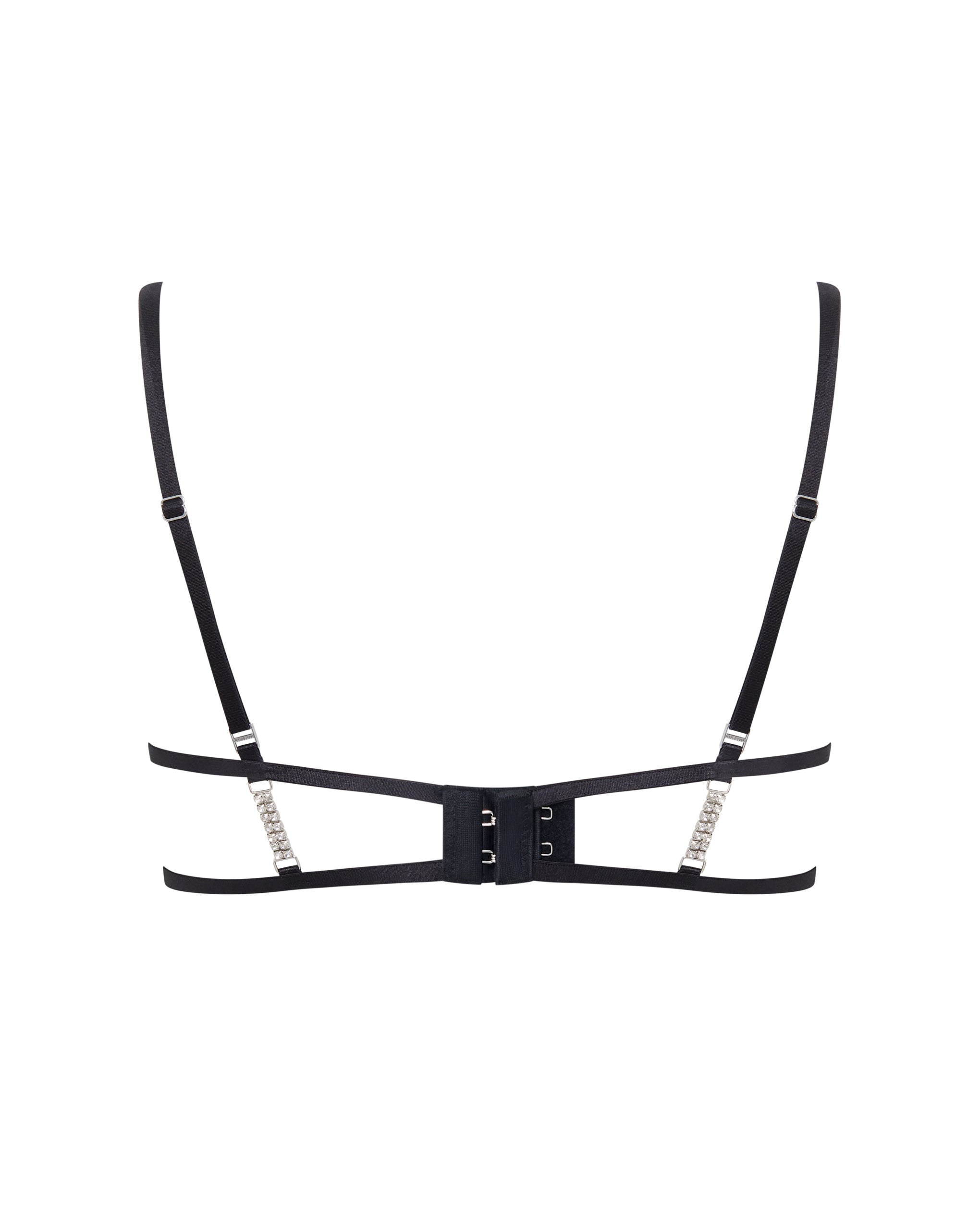 Soutien-gorge avec armatures Susu Noir/Argent