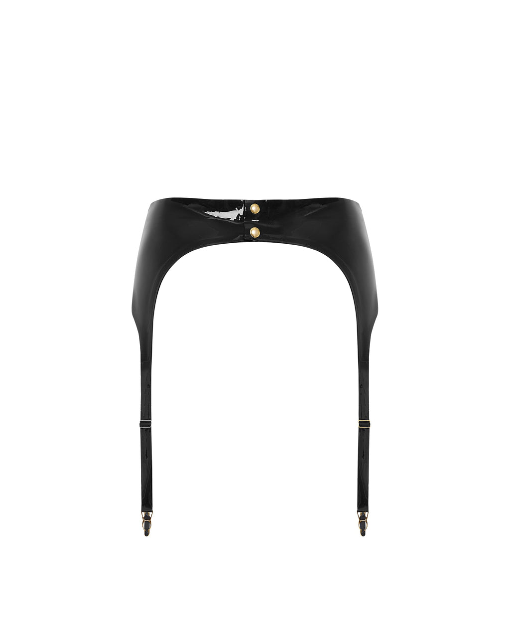Porte-jarretelles en Latex Noir