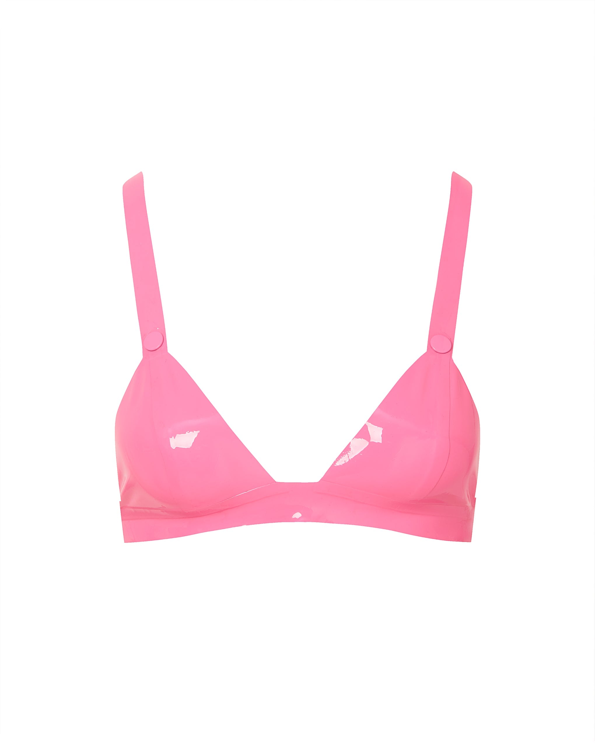 Soutien-gorge souple en Latex Rose Bonbon