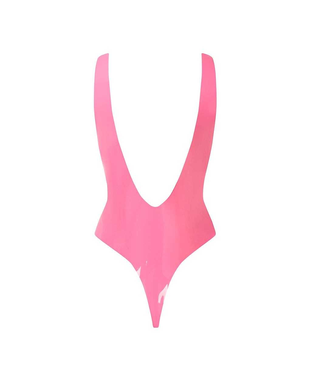 Body souple en Latex Rose Bonbon