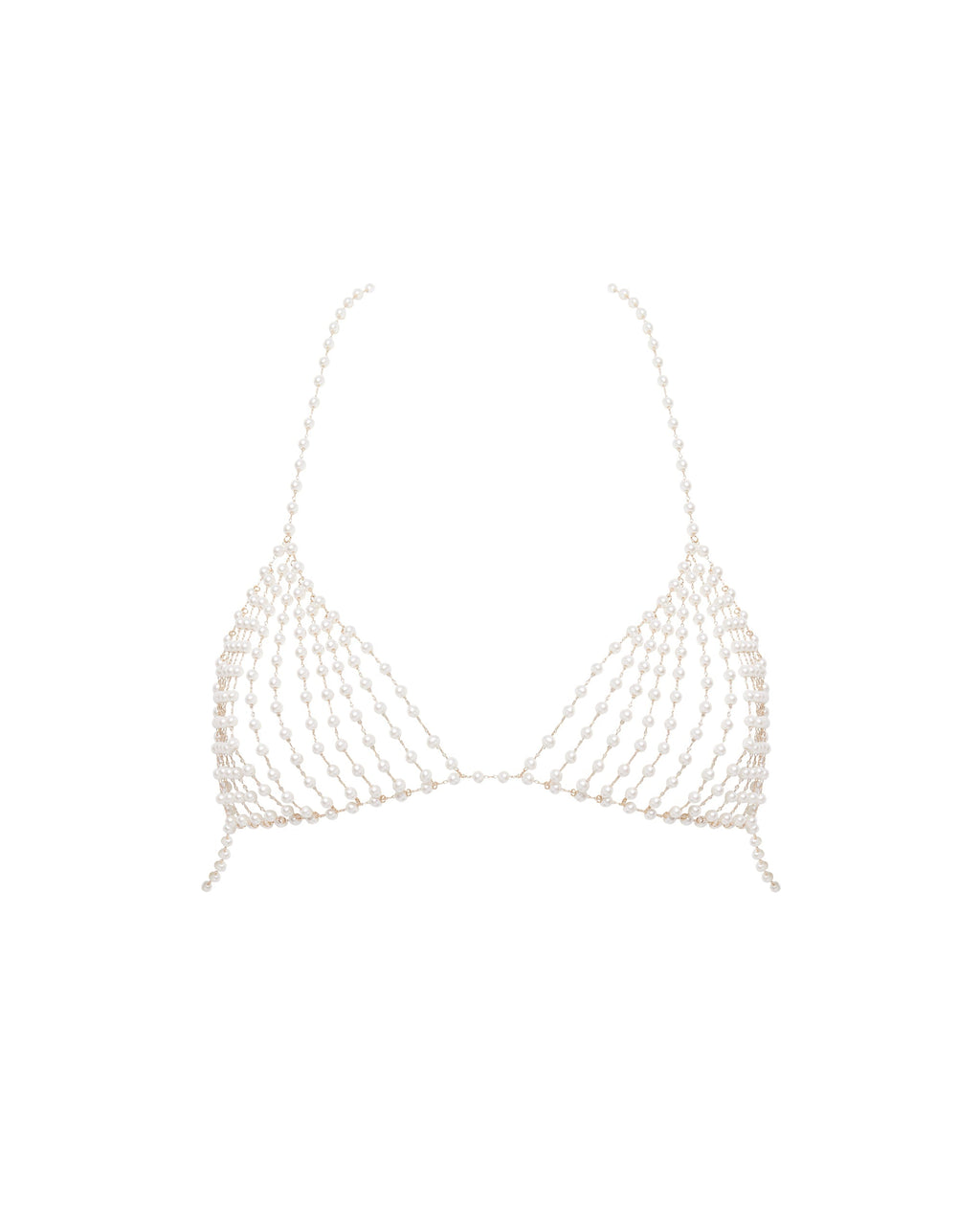 Soutien-gorge en Perle Nacre/Or
