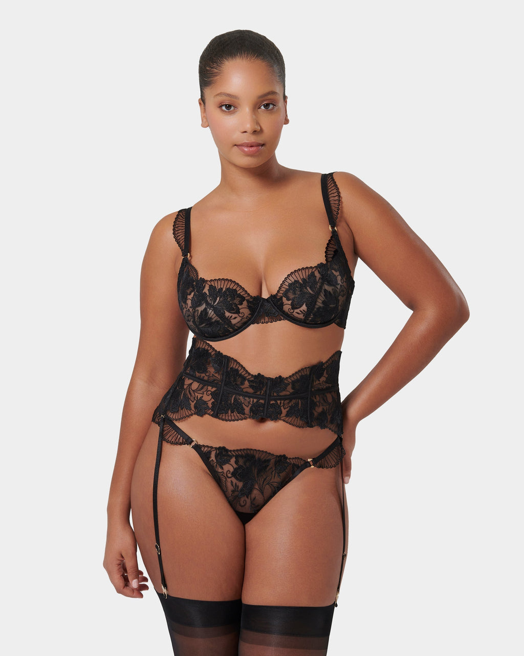 Soutien-gorge avec armatures Gabriella Noir