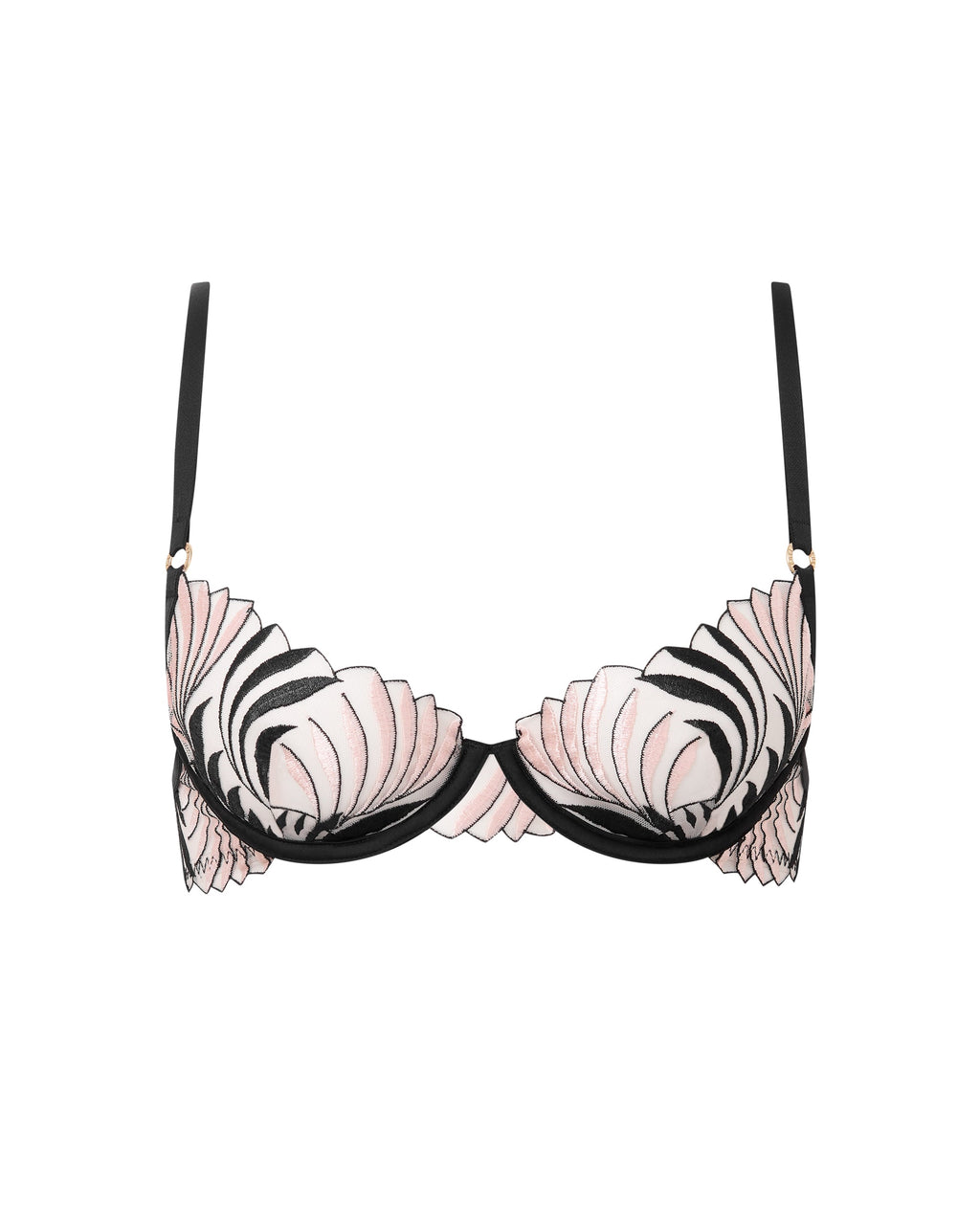 Soutien-gorge avec armatures Katerine Noir/Perle/ Transparent