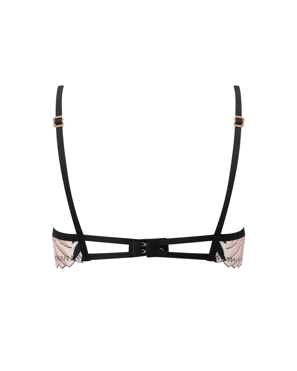 Soutien-gorge avec armatures Katerine Noir/Perle/ Transparent