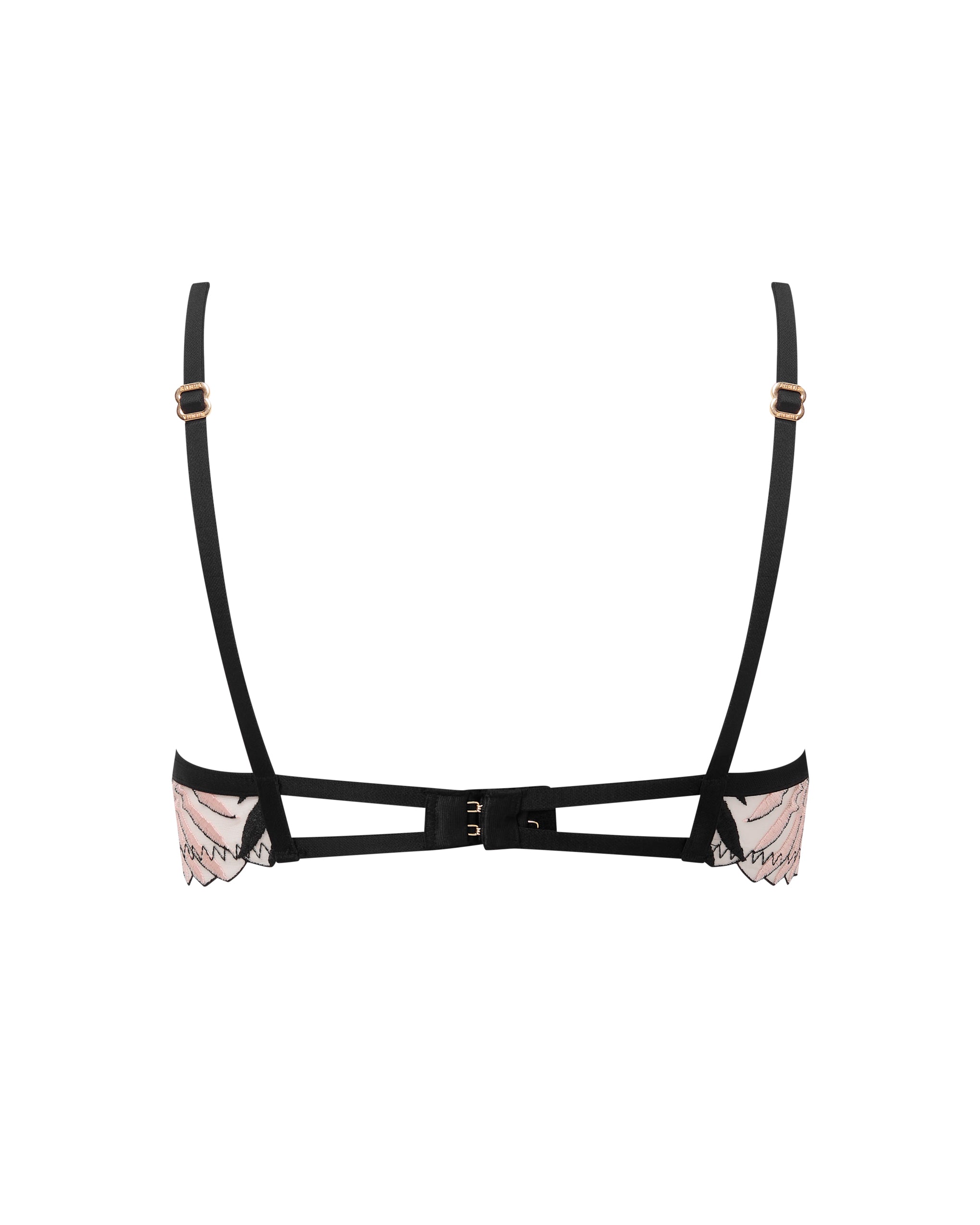 Soutien-gorge avec armatures Katerine Noir/Perle/ Transparent