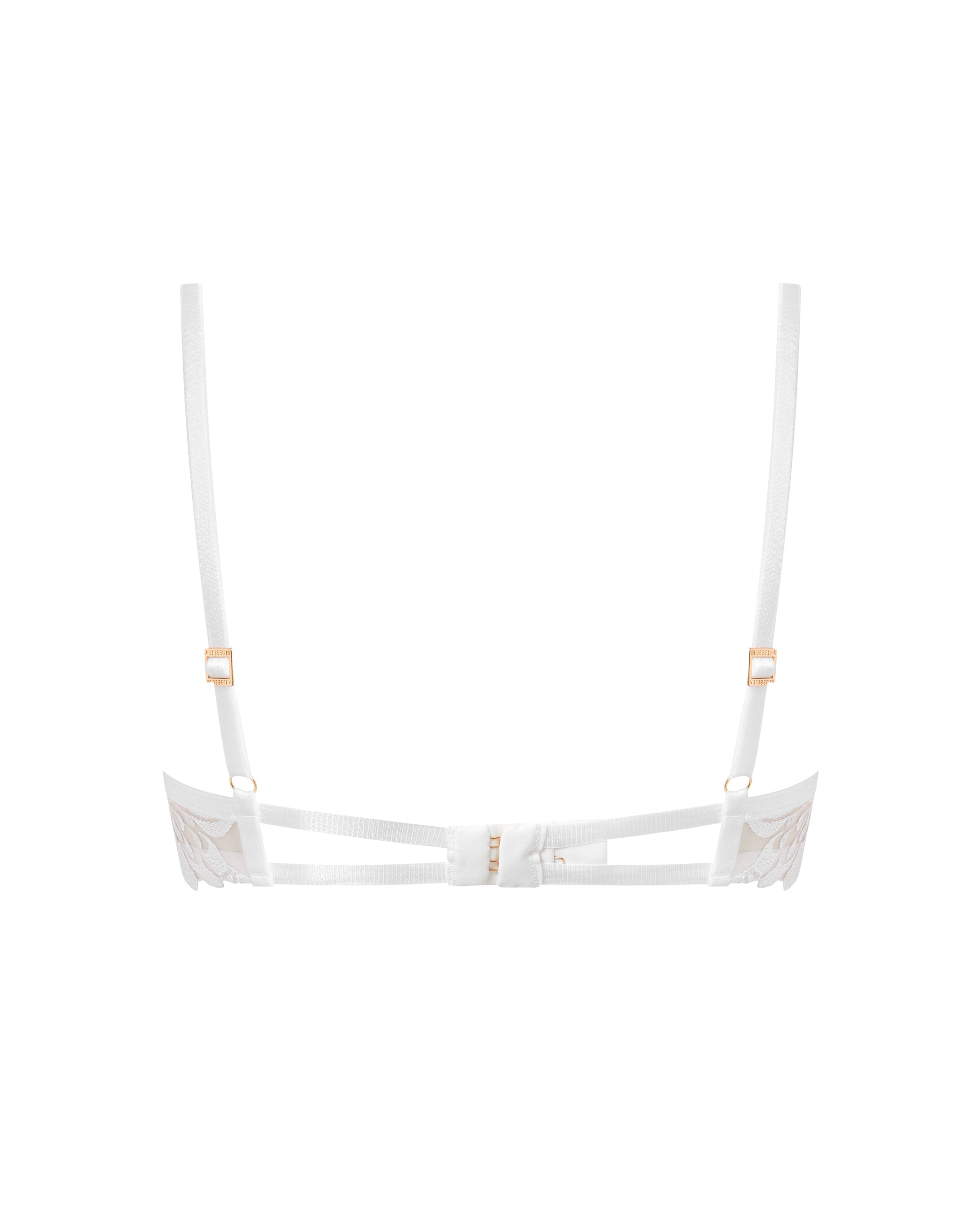 Soutien-gorge avec armatures Leonora Blanc/Transparent
