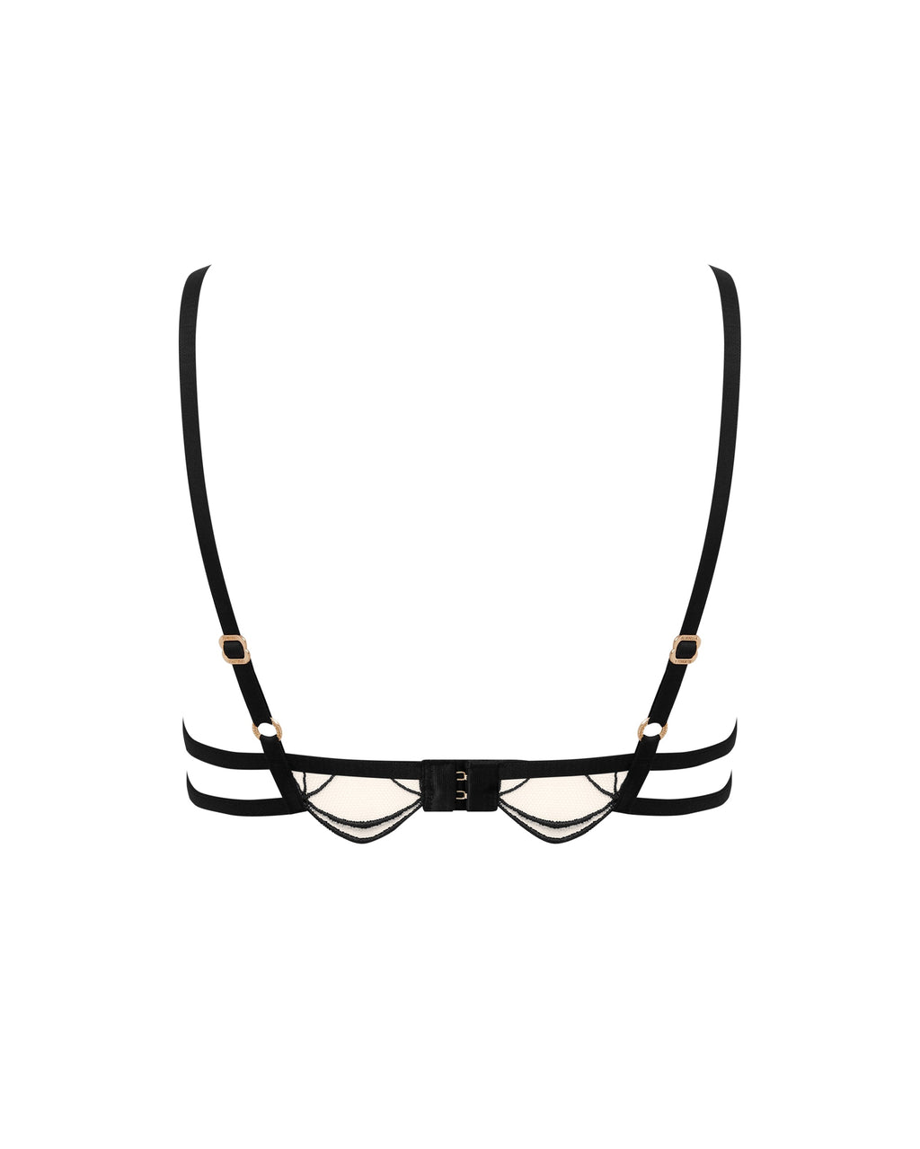 Soutien-gorge avec armatures Marceline Noir/Transparent